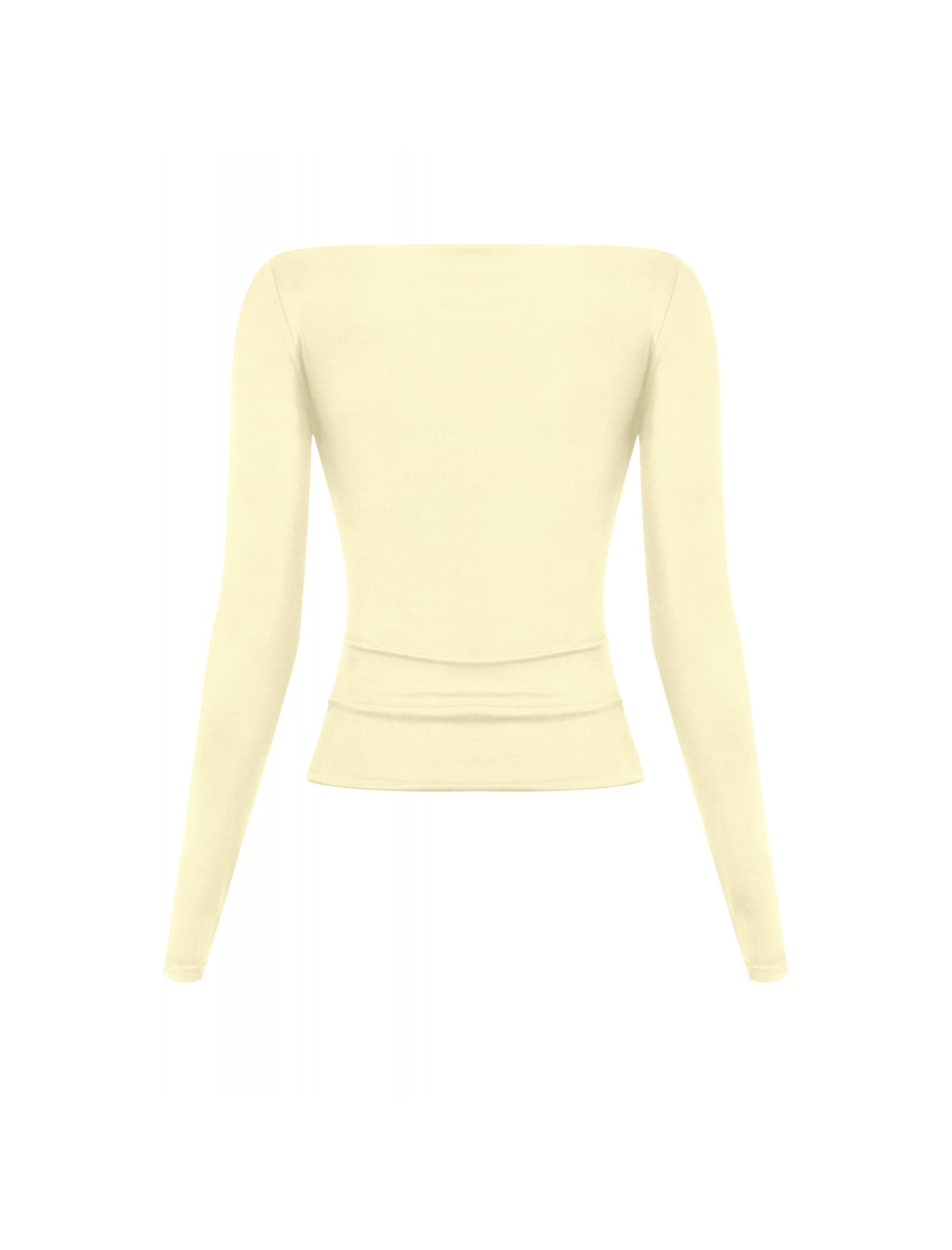 Dana Long Sleeve Top (Light Yellow)