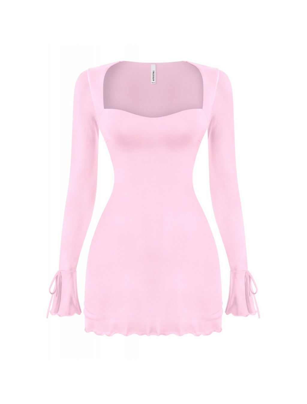 Mana Long Sleeve Mini Dress (Pink)