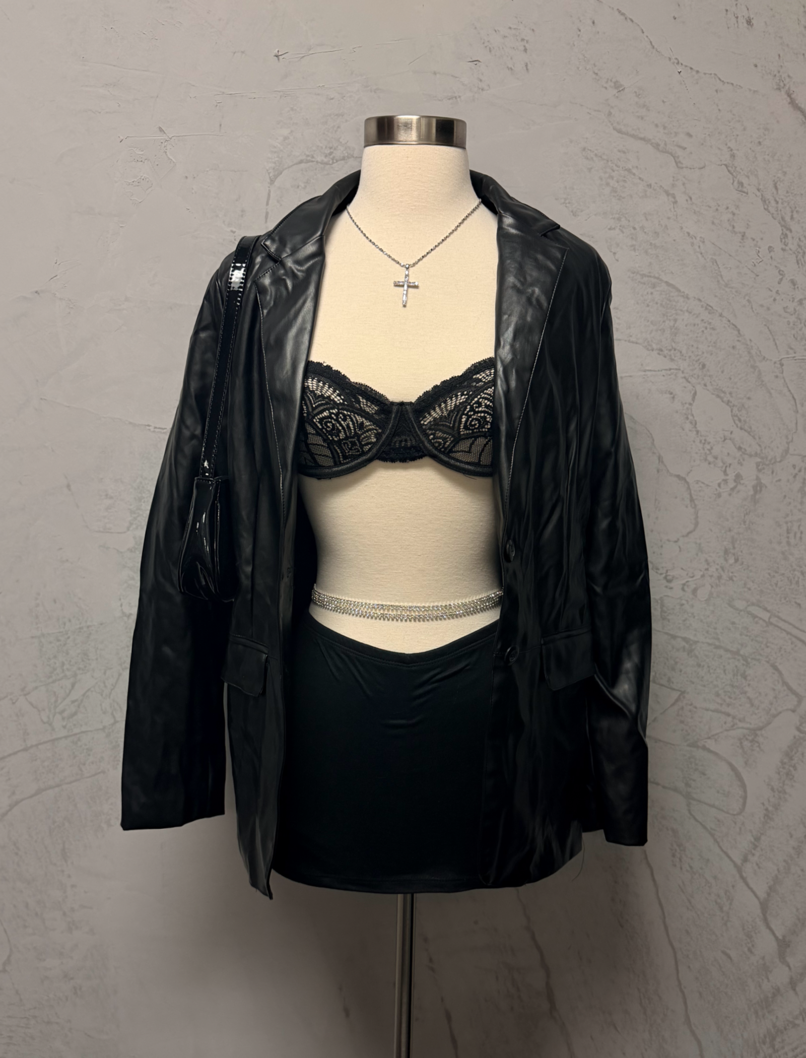 Maras Leather Coat (Black)