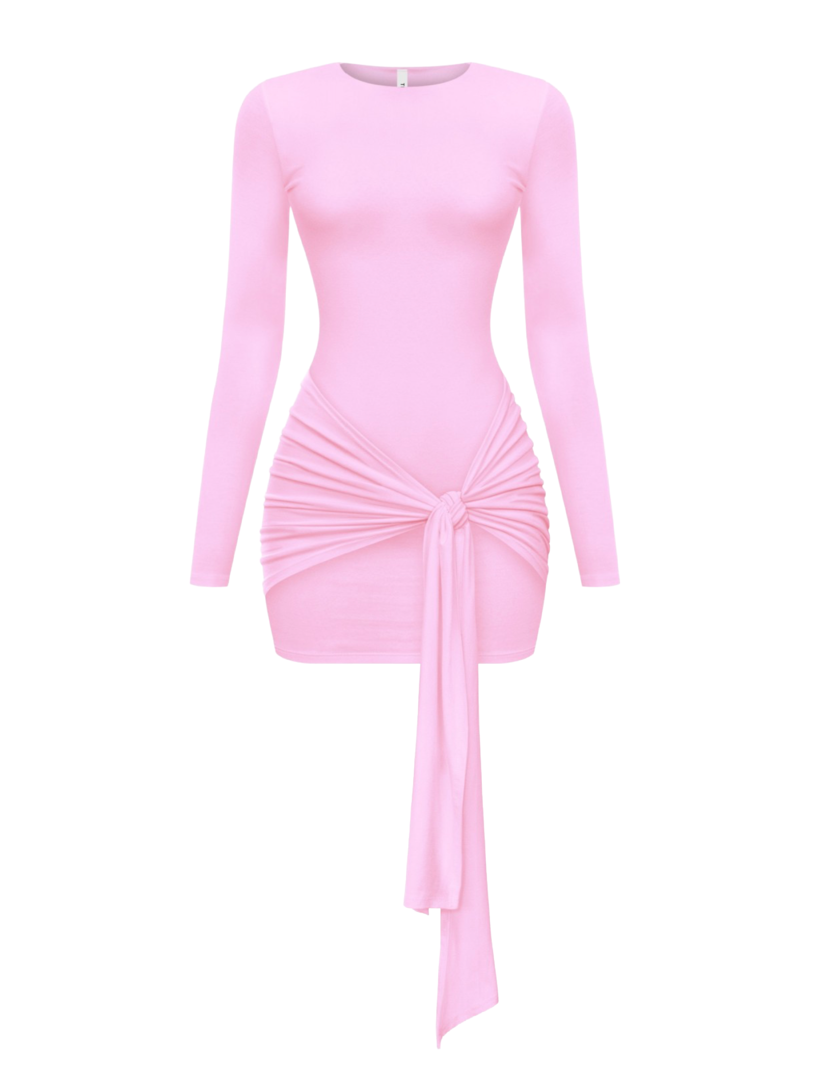 Lexi Long Sleeve Mini Dress (Pink)