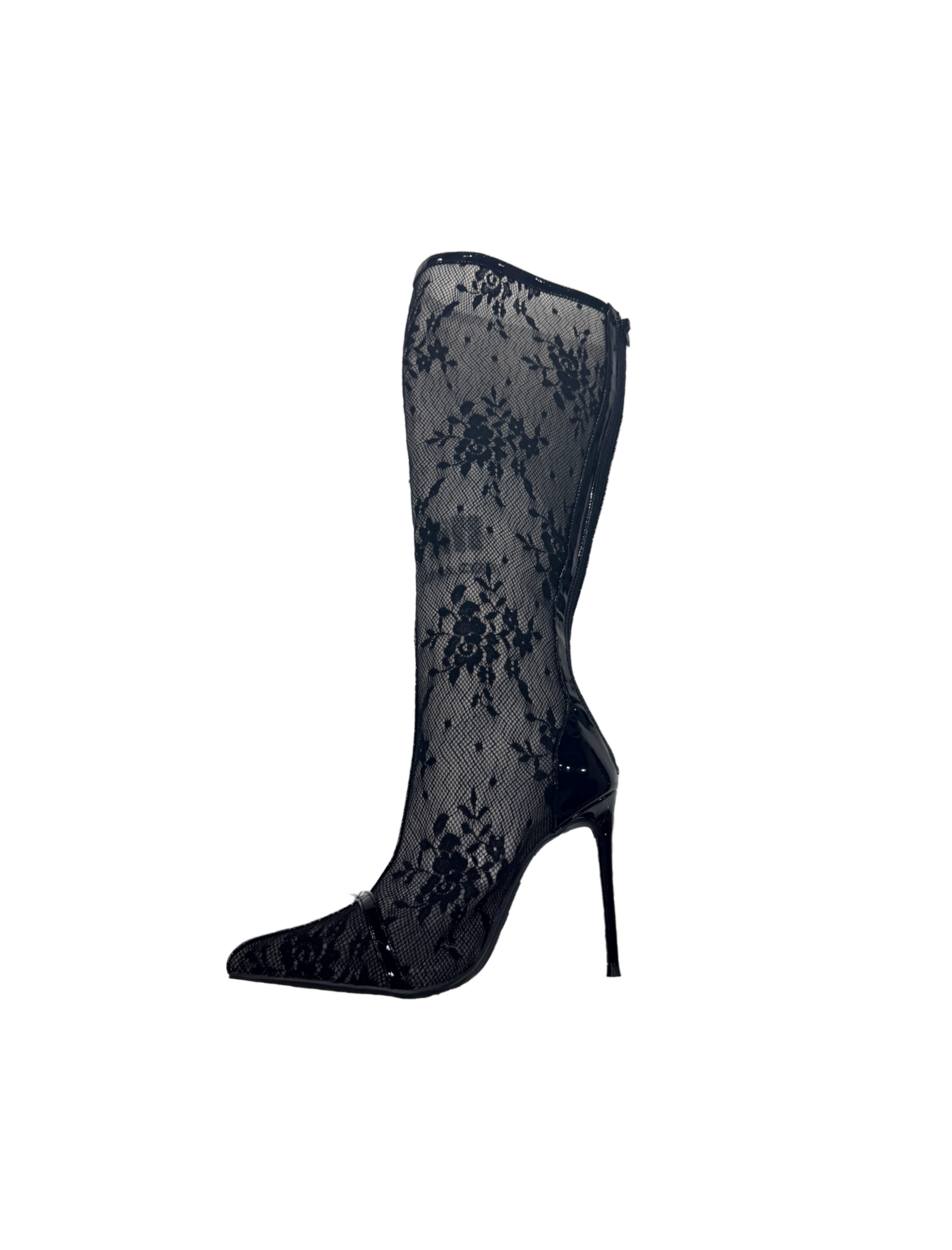 Carina Lace Boots (Black)