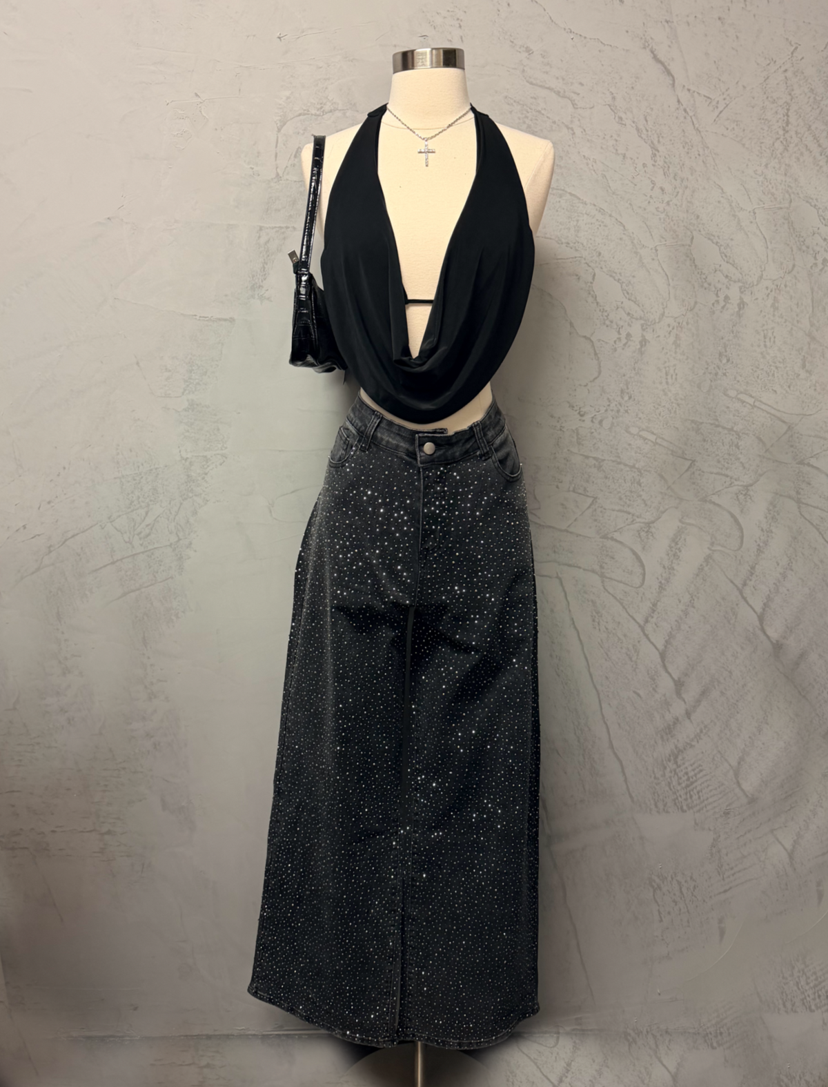 Emily Sparkle Jeans (Black Denim)