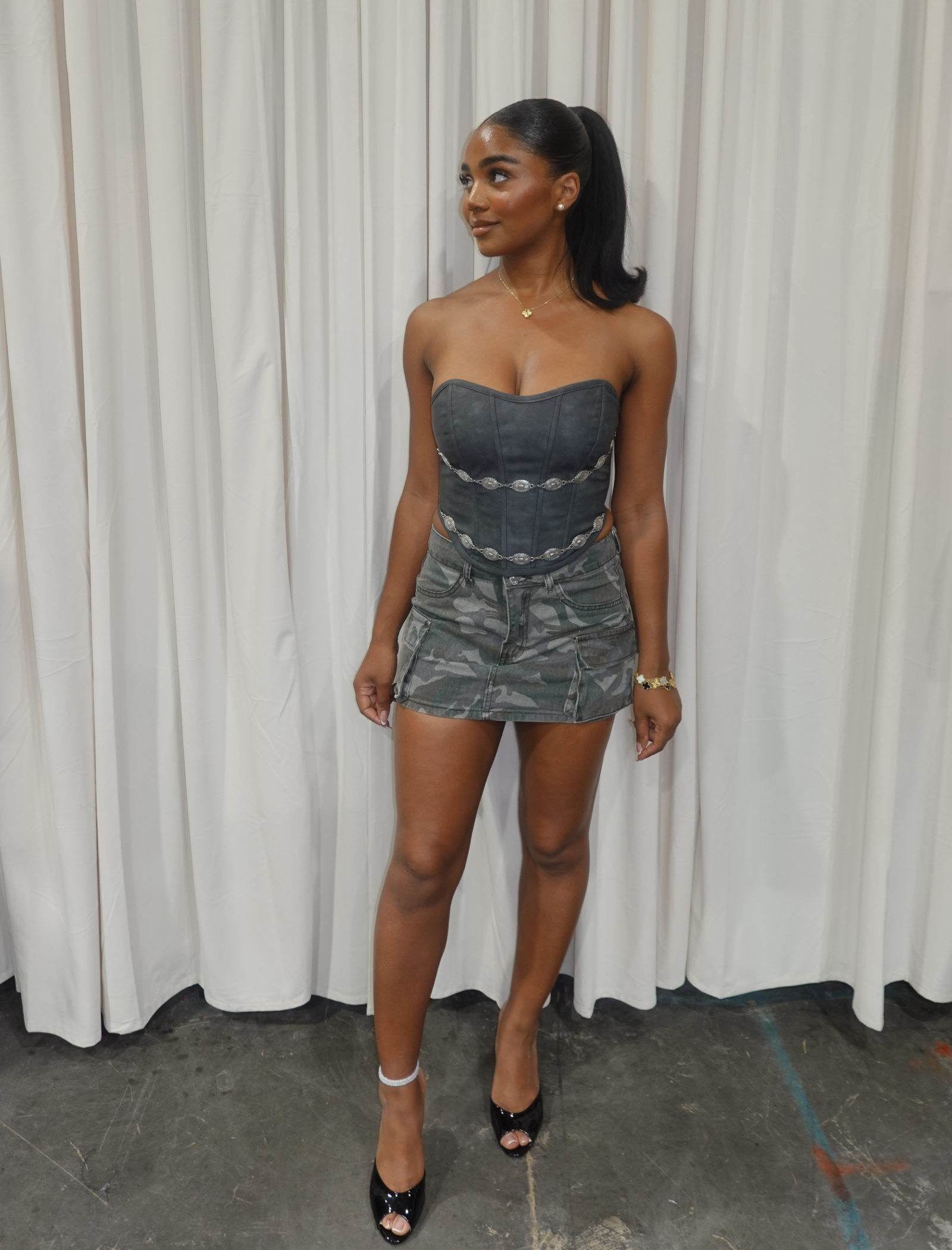 Odalis Corset Top (Black)