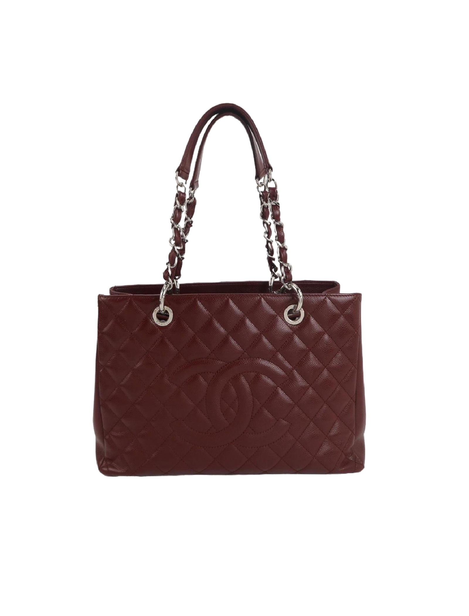 Chanel Grand Shopping Tote (Burgundy Red)