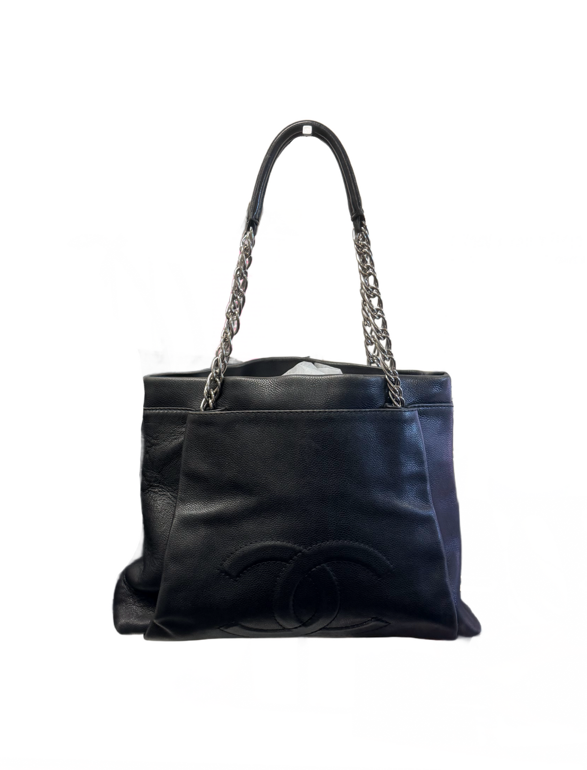 Chanel Soft CC Cabas Tote (Black)