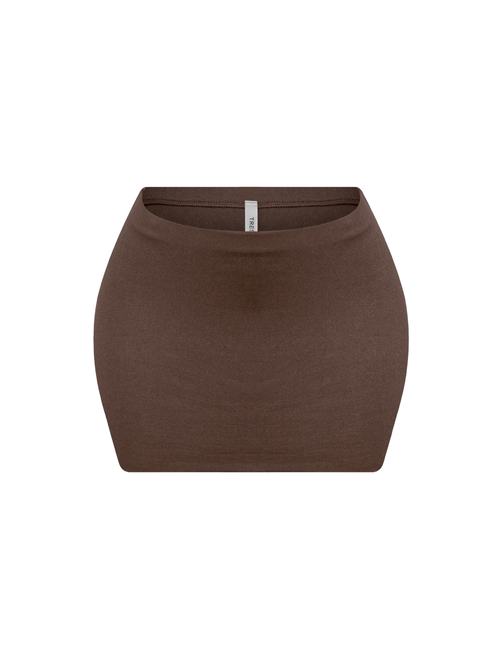 Miko Micro Mini Skirt (Dark Brown)