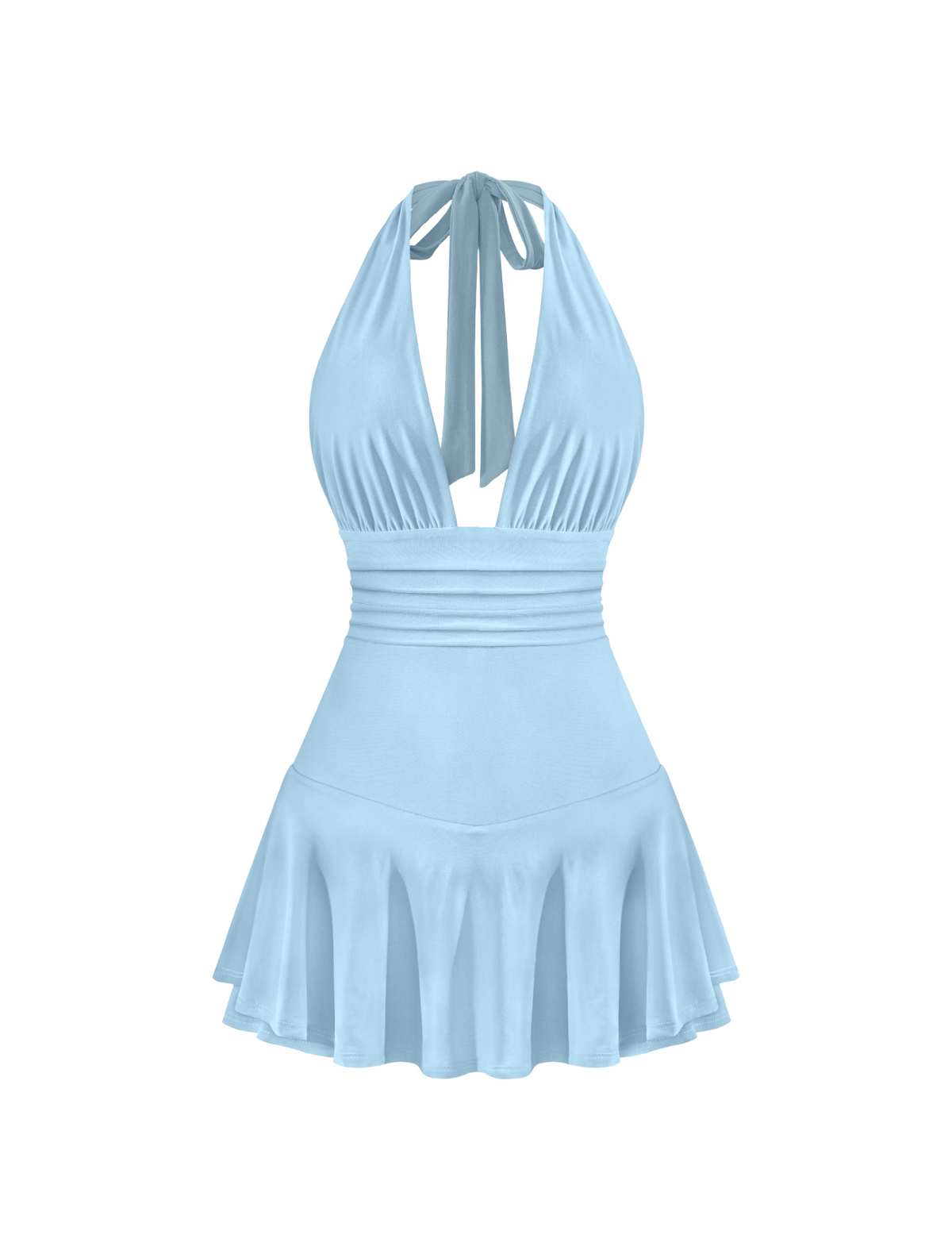 abigail halter dress Staud Abigail Halter Dress In Ecru