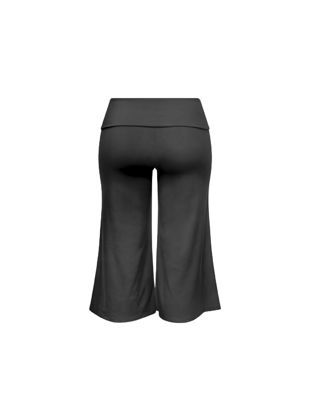 Kei Foldover Gaucho Pants (Black)