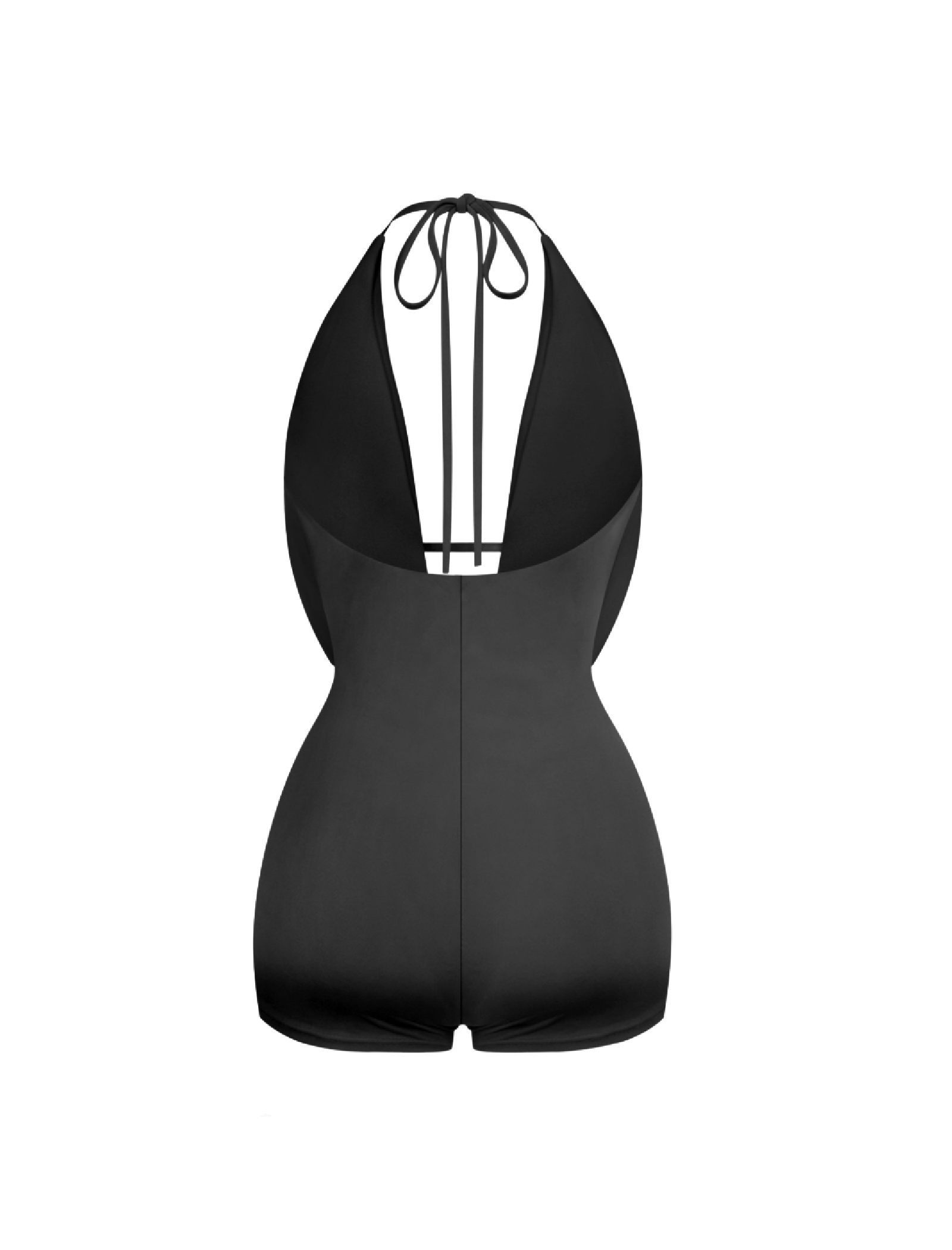 Angelica Halter Romper (Black)