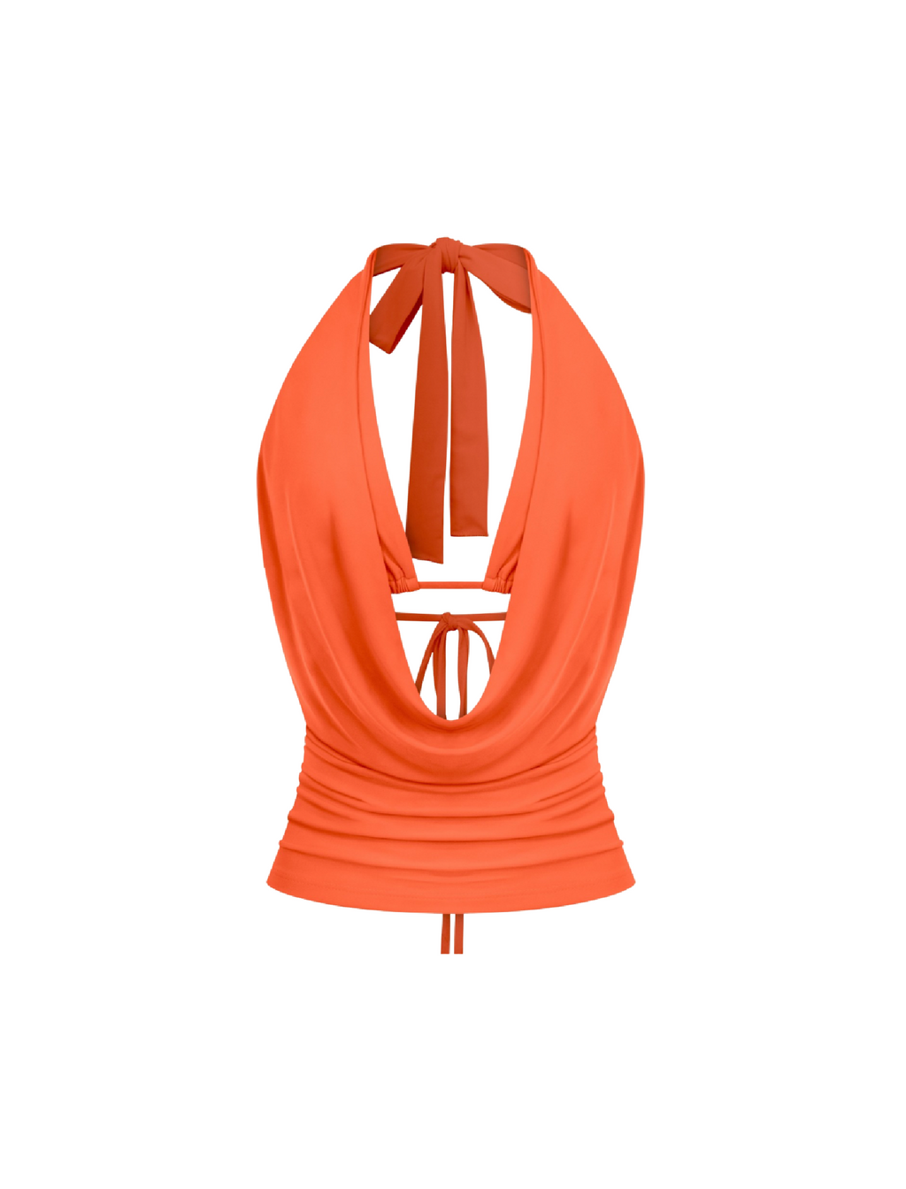 Sophie Halter Top (Orange)
