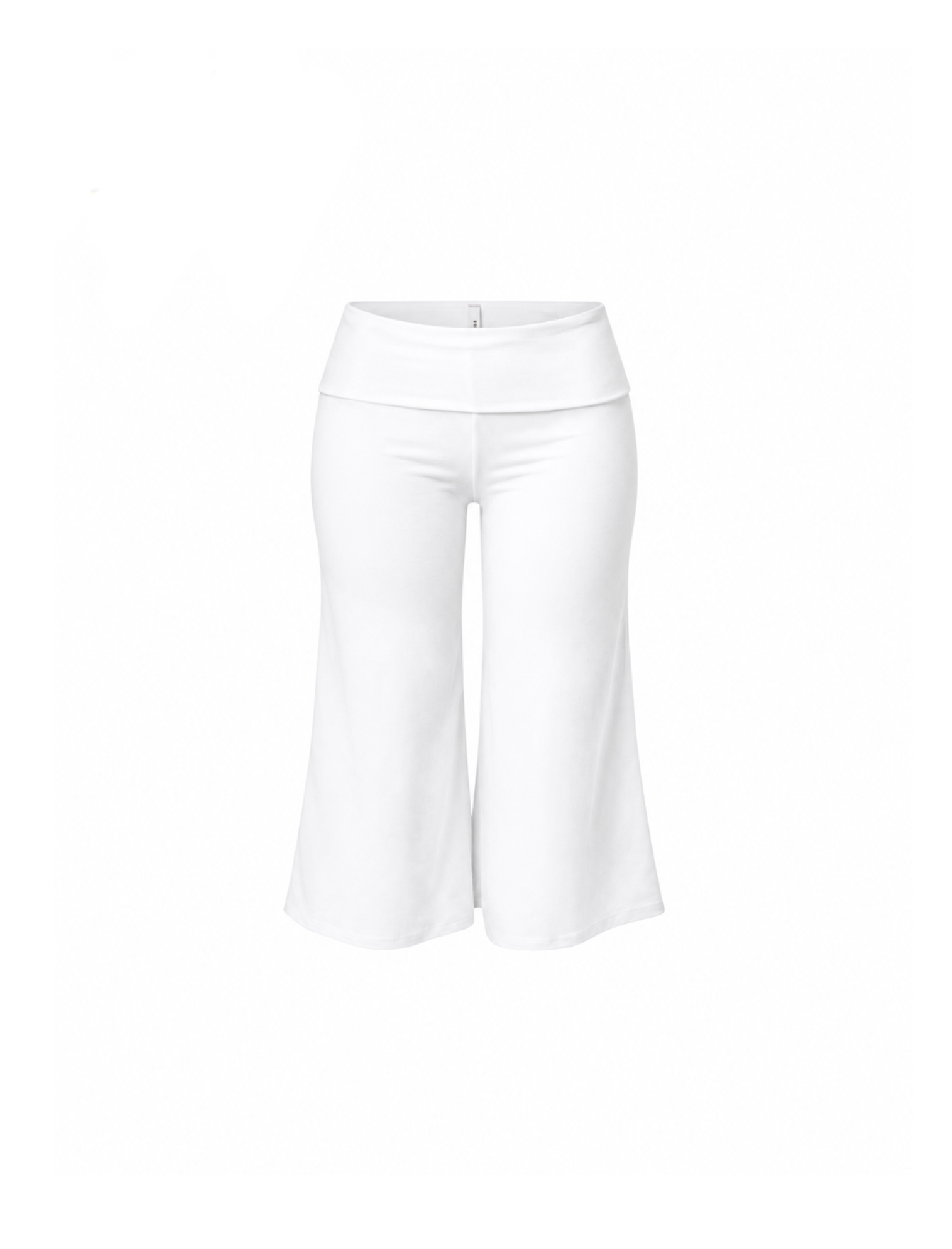 Kei Foldover Gaucho Pants (White)
