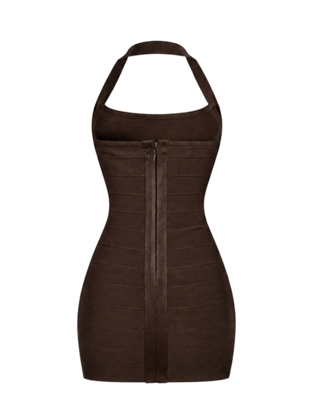 Cierra Bandage Dress (Brown)