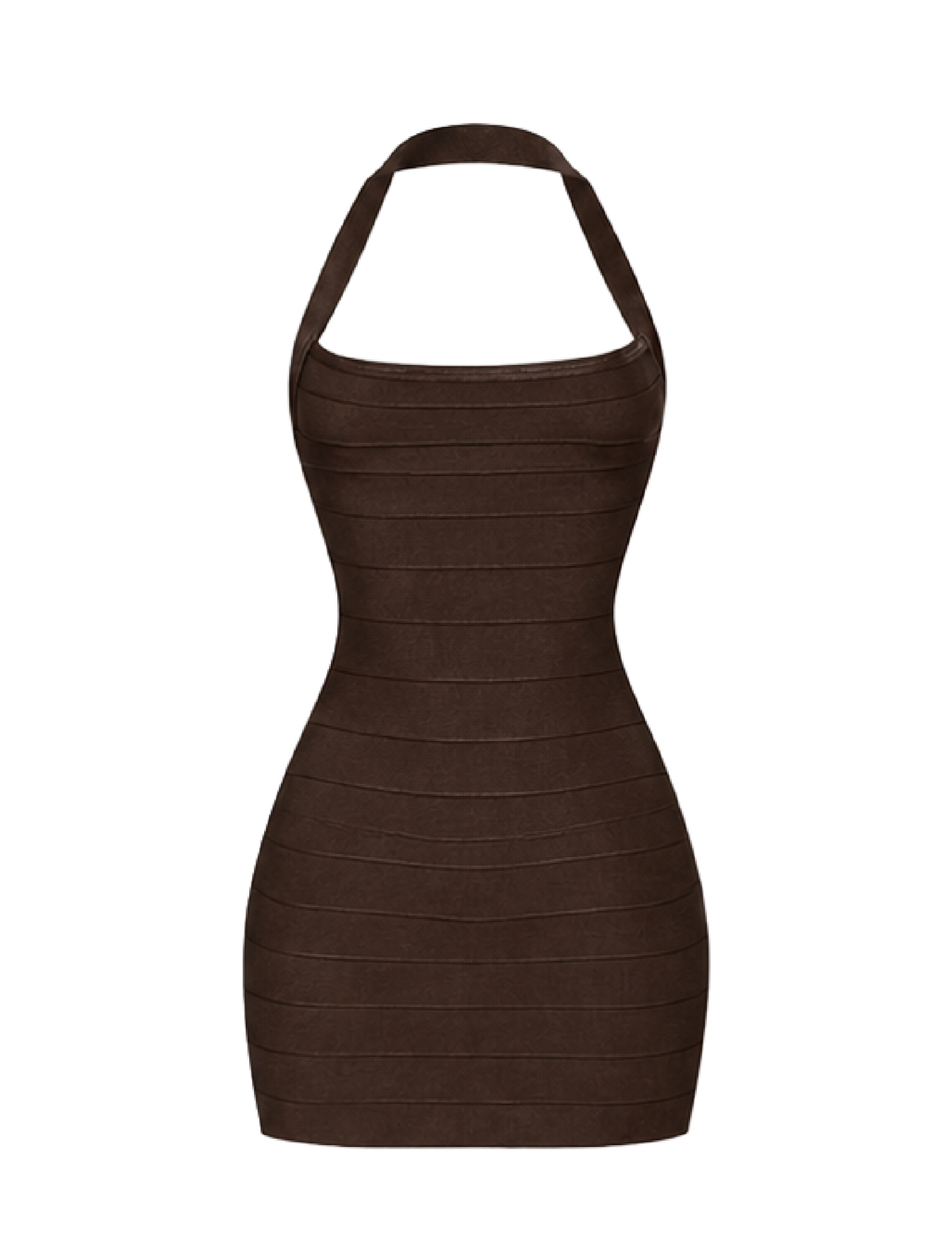 Cierra Bandage Dress (Brown)