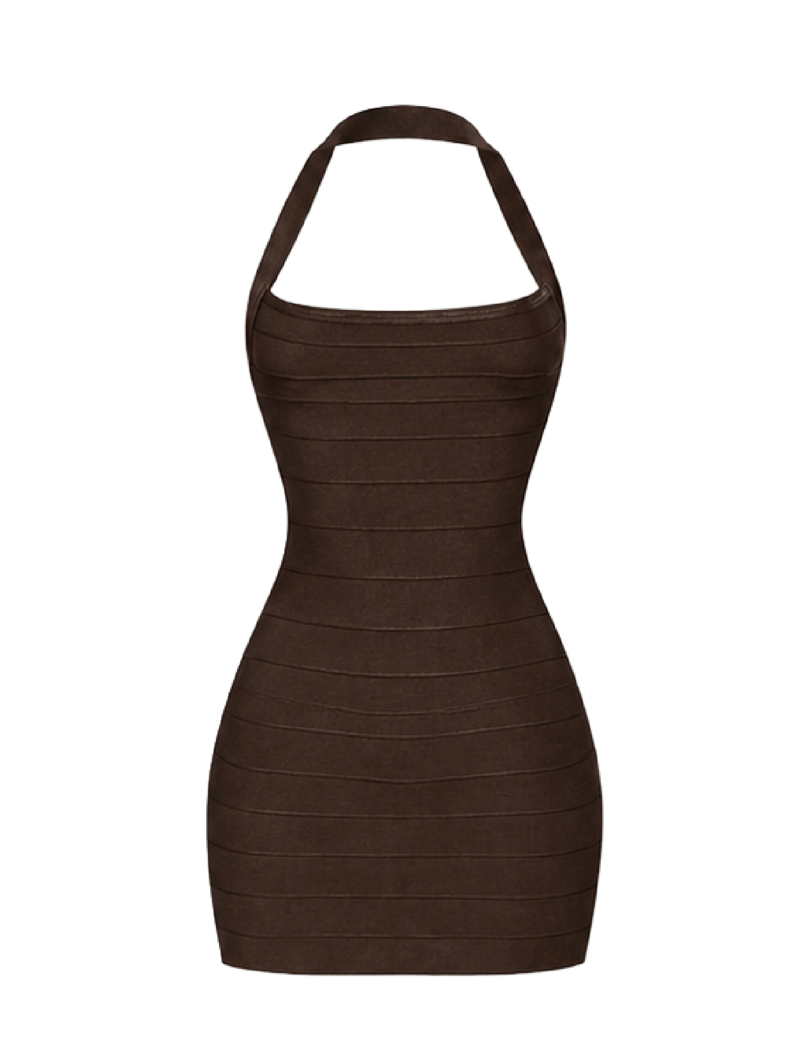 Cierra Bandage Dress (Brown)