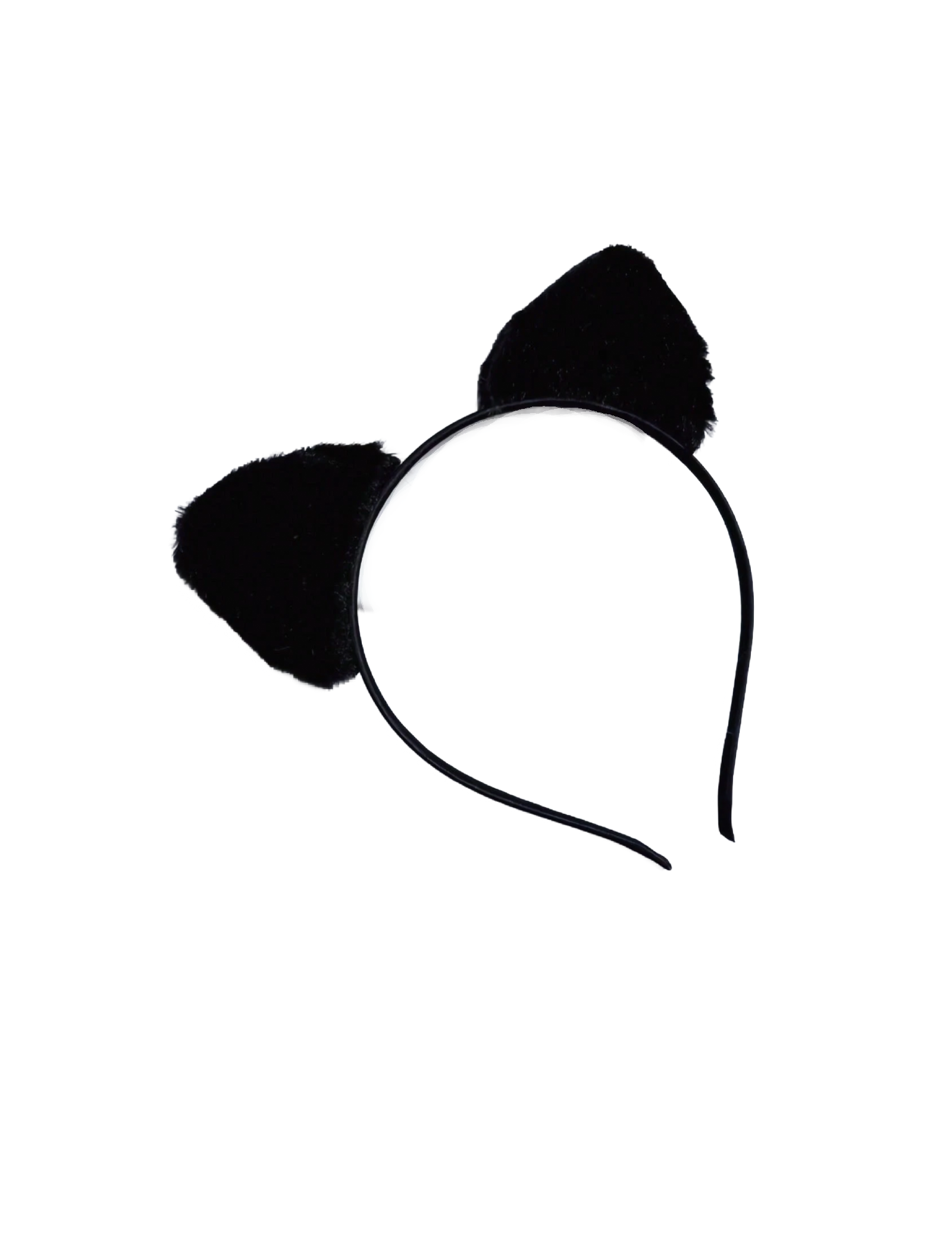 Black Cat Ears Headband (Black)
