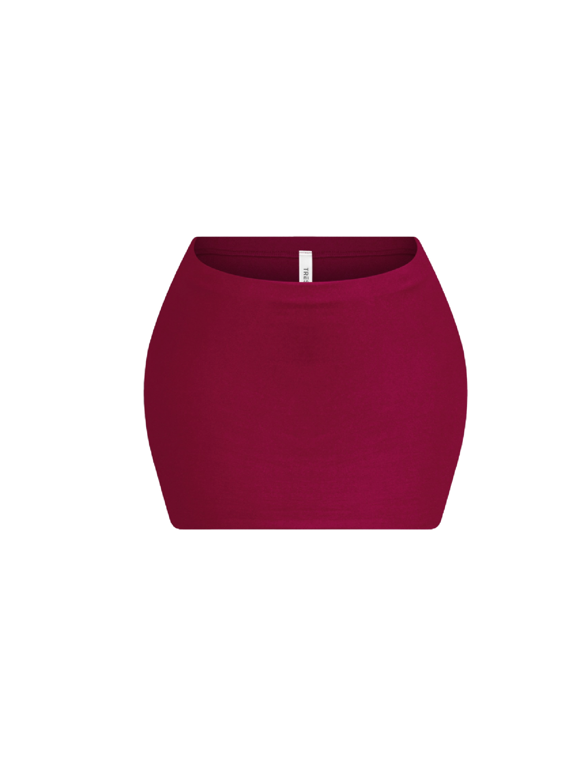 Miko Micro Mini Skirt (Burgundy Red)