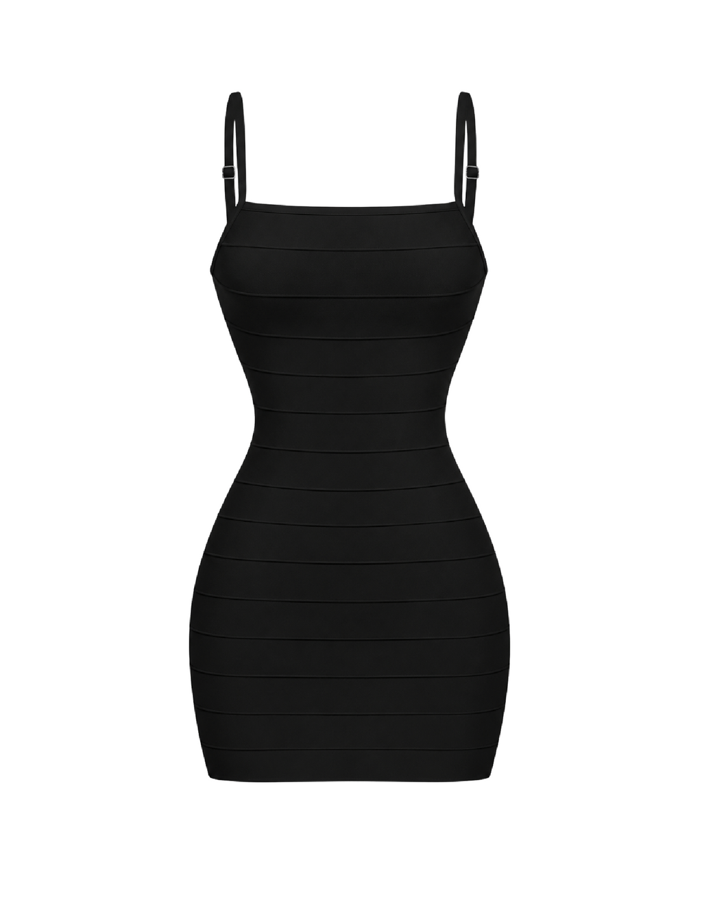 Violetta Bandage Mini Dress (Black)