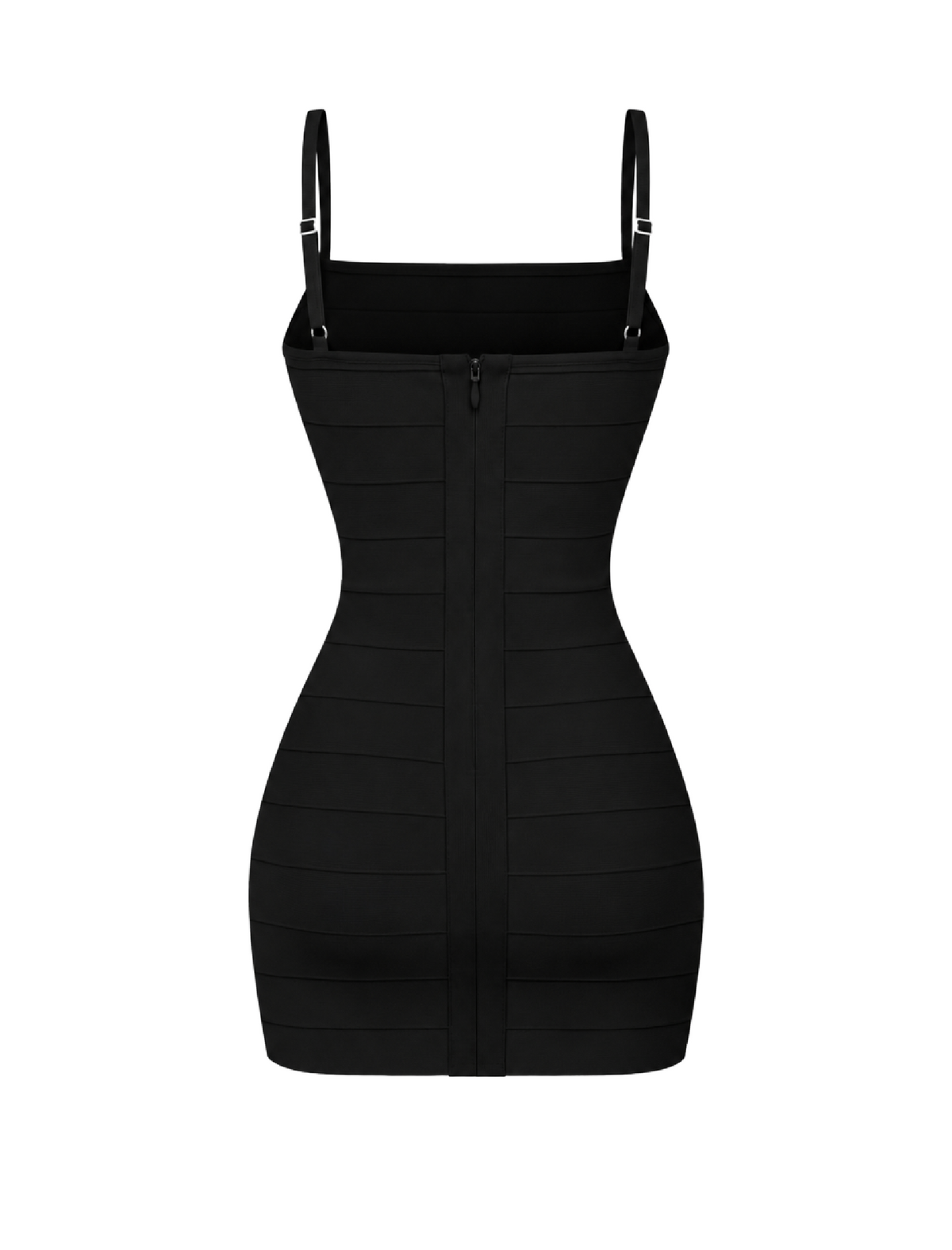 Violetta Bandage Mini Dress (Black)