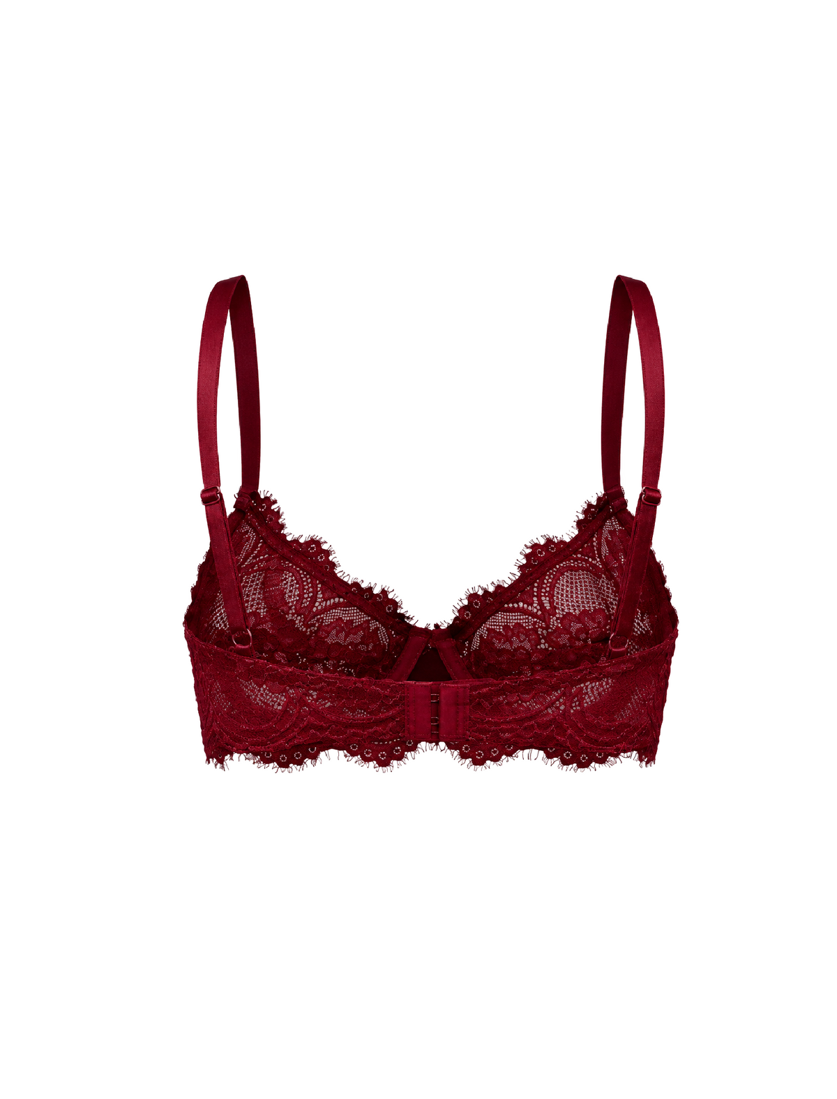 Kyrie Lace Bra (Burgundy Red)
