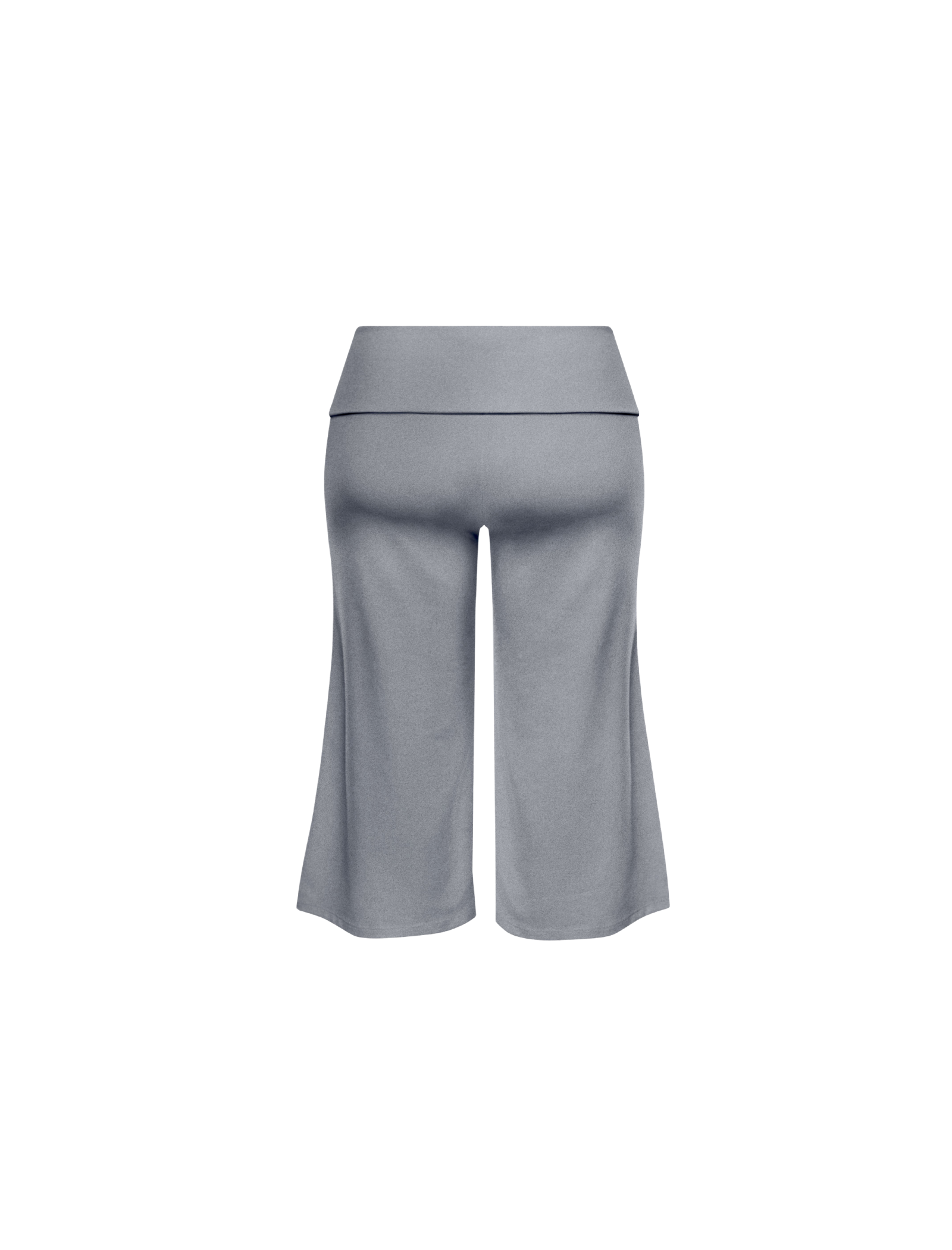 Kei Foldover Gaucho Pants (Heather Grey)