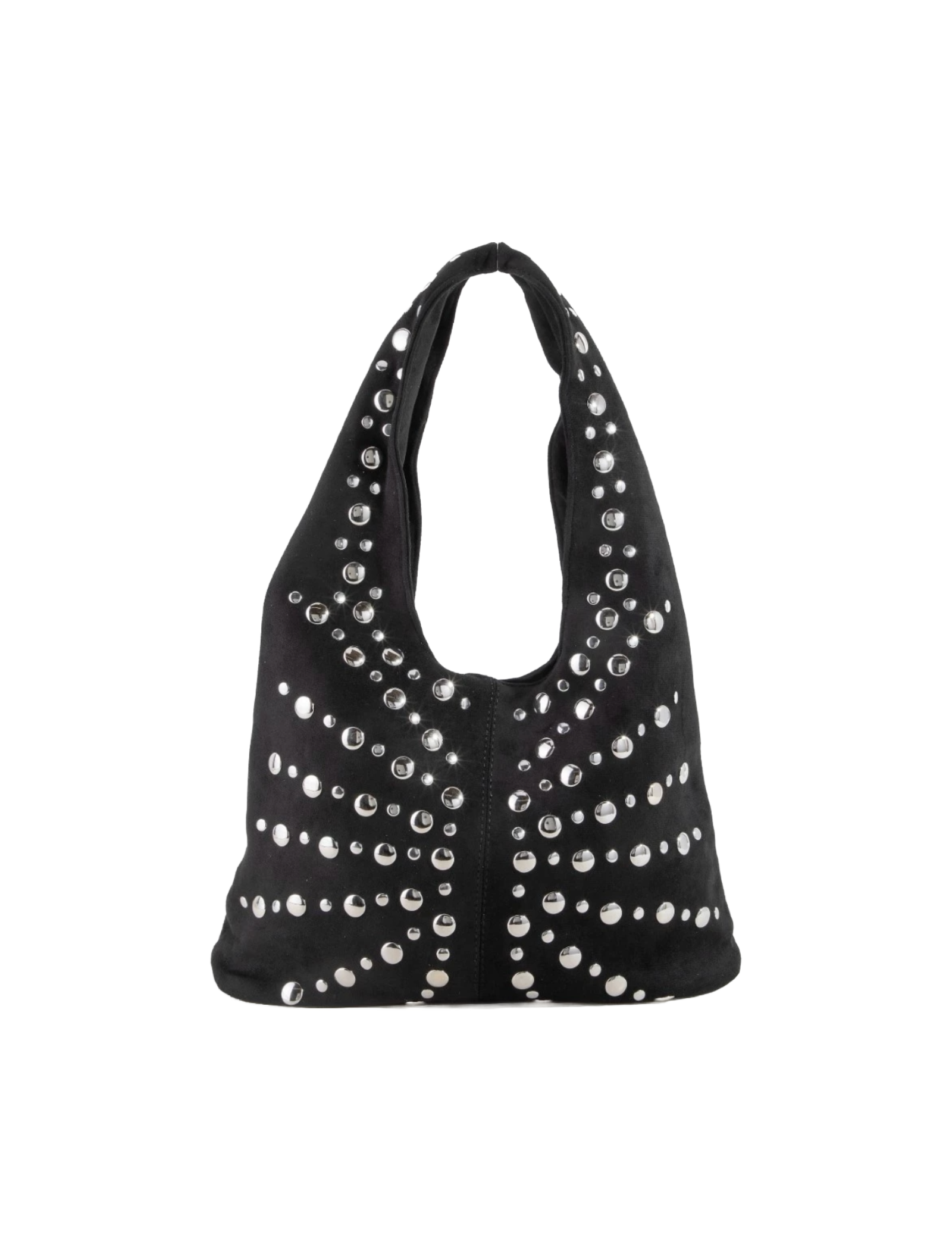 Blade Stud Shoulder Bag (Black)