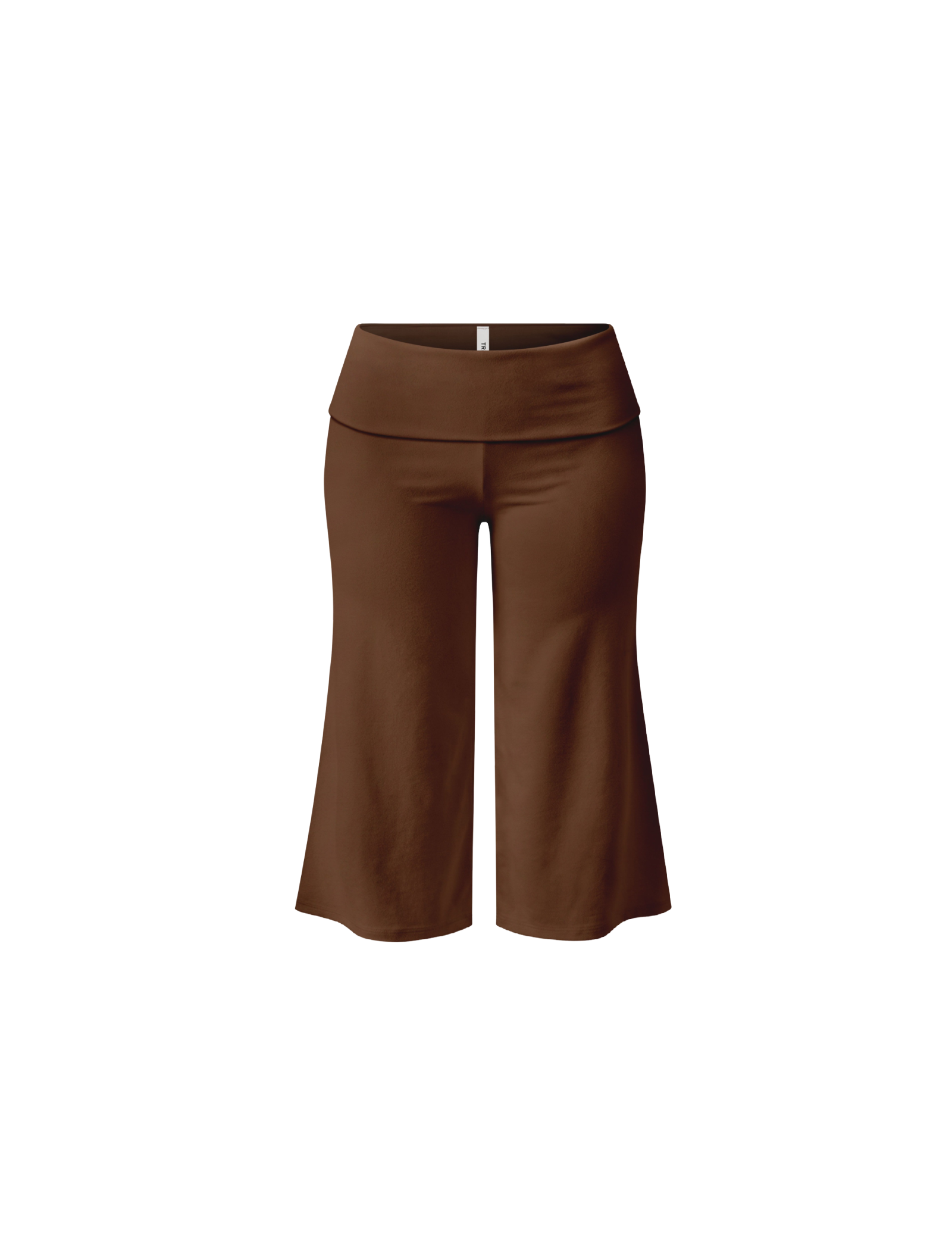 Kei Foldover Gaucho Pants (Brown)