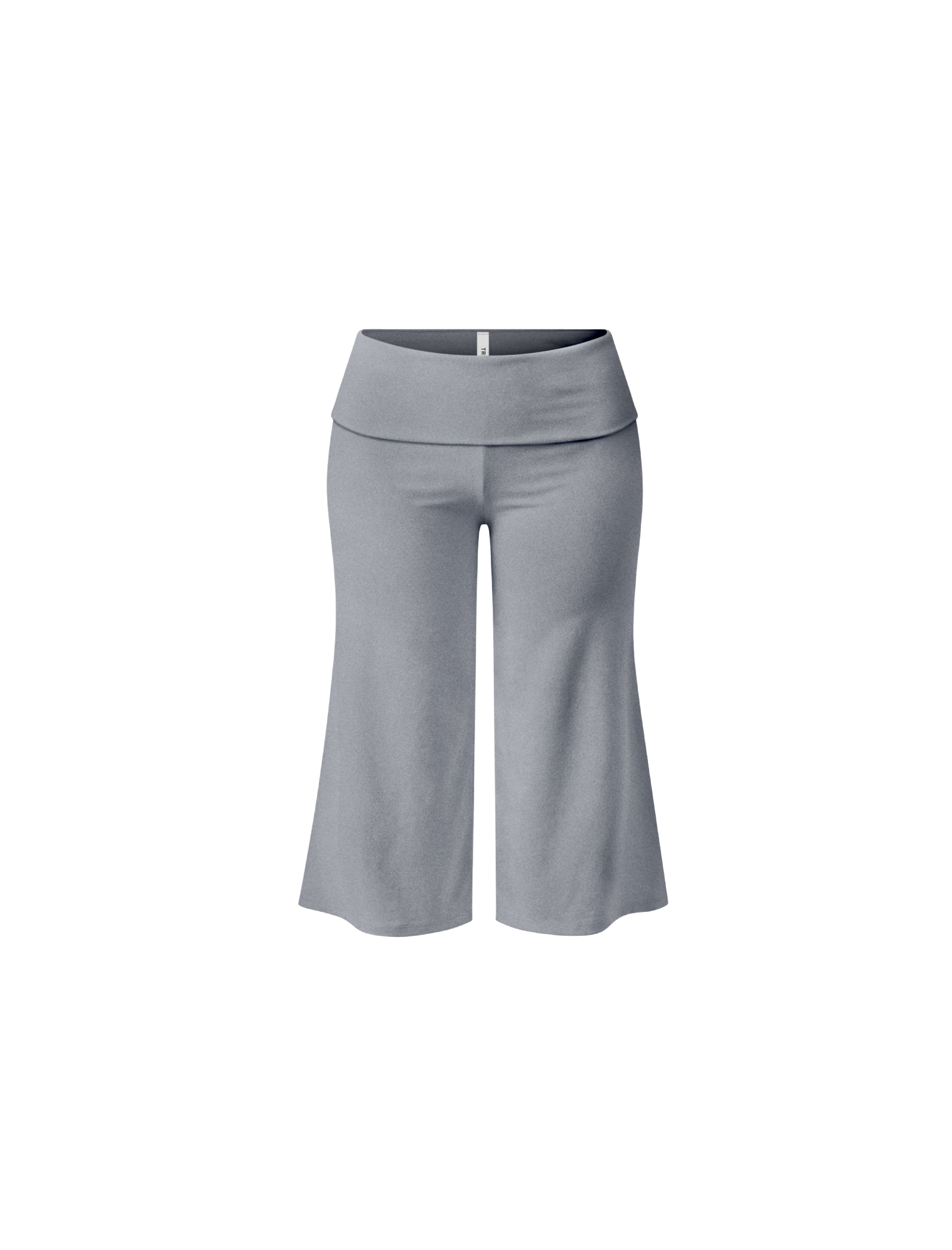 Kei Foldover Gaucho Pants (Heather Grey)