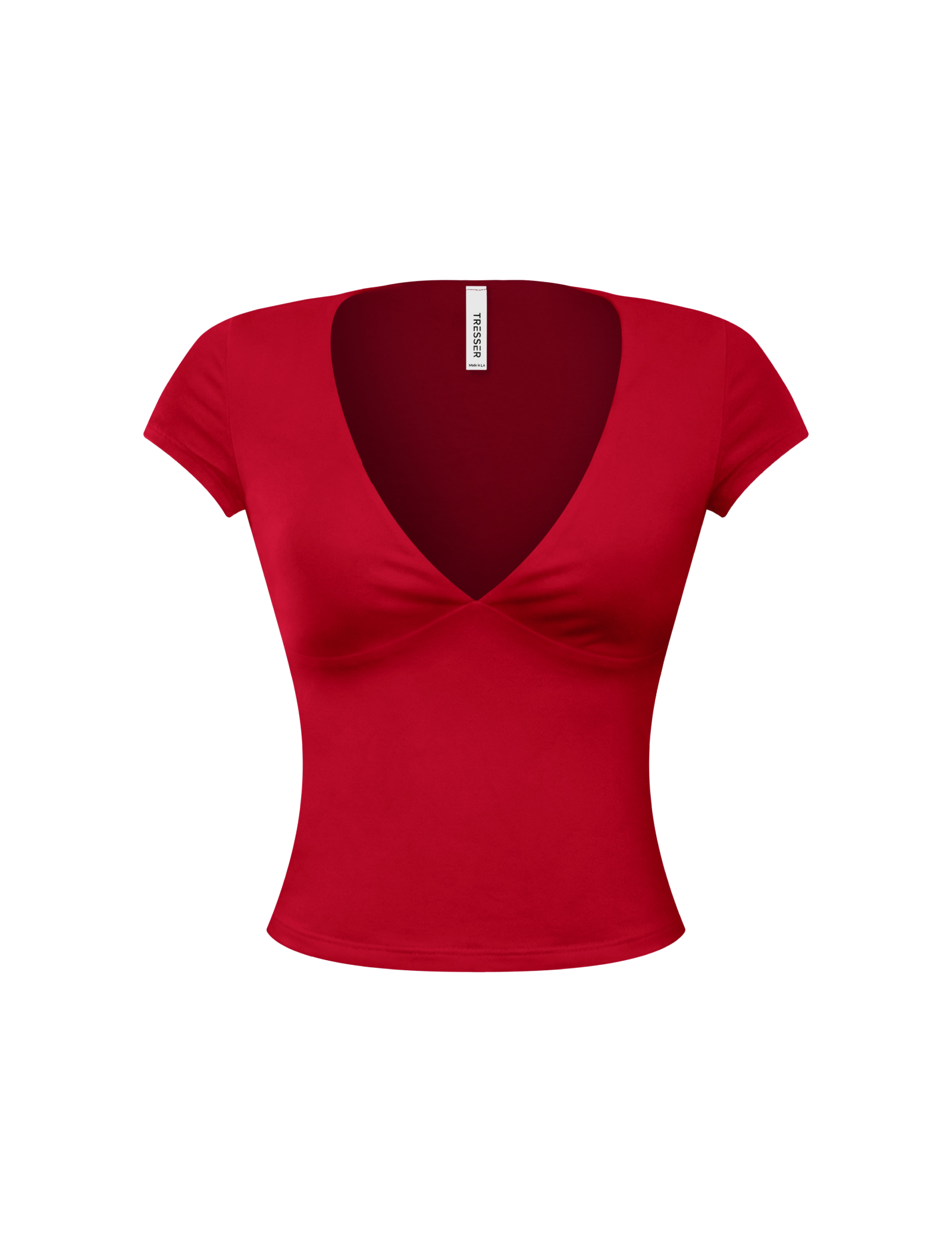 Parton Deep V Top (Dark Red)