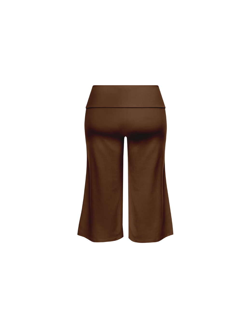 Kei Foldover Gaucho Pants (Brown)