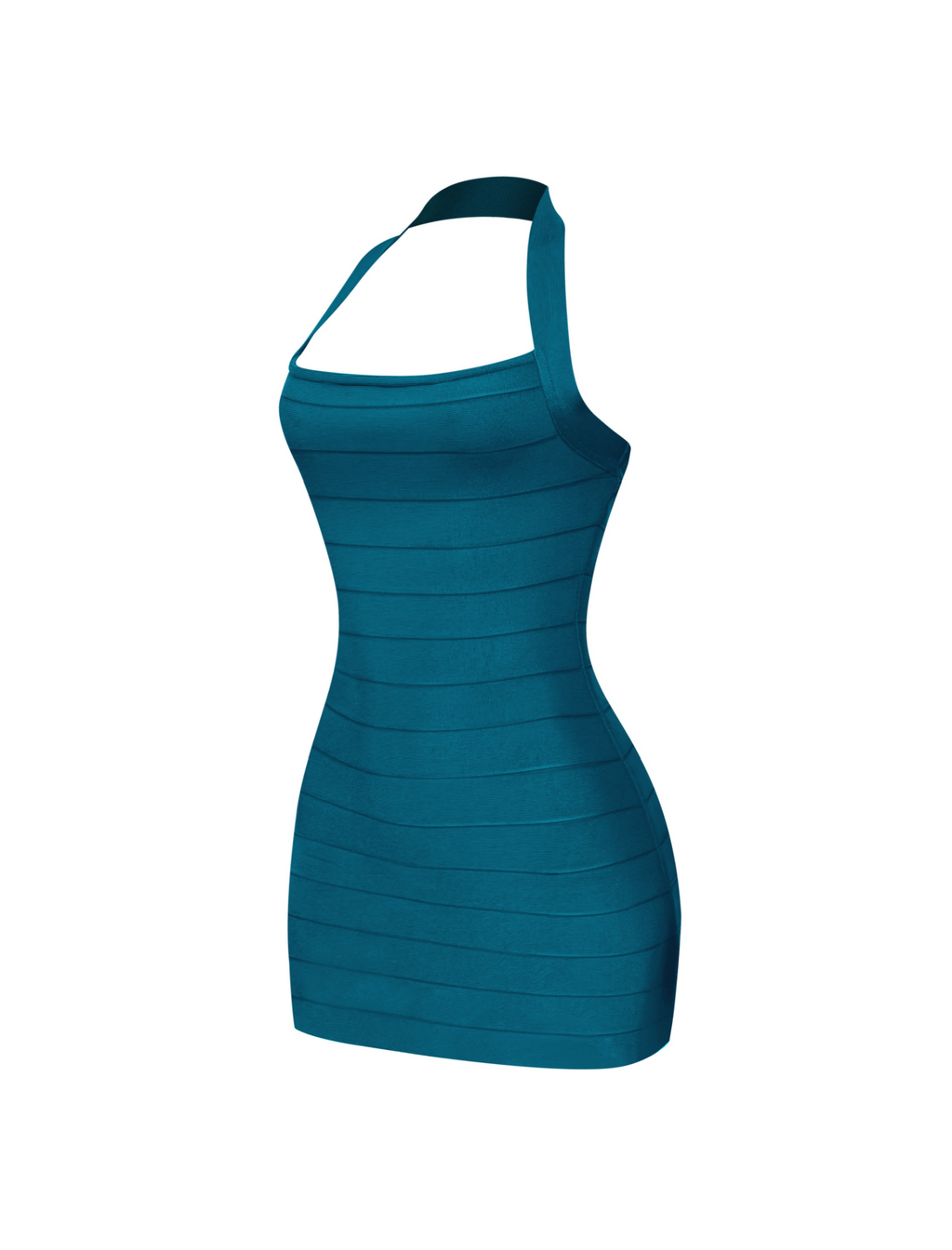 Cierra Bandage Dress (Teal Blue)