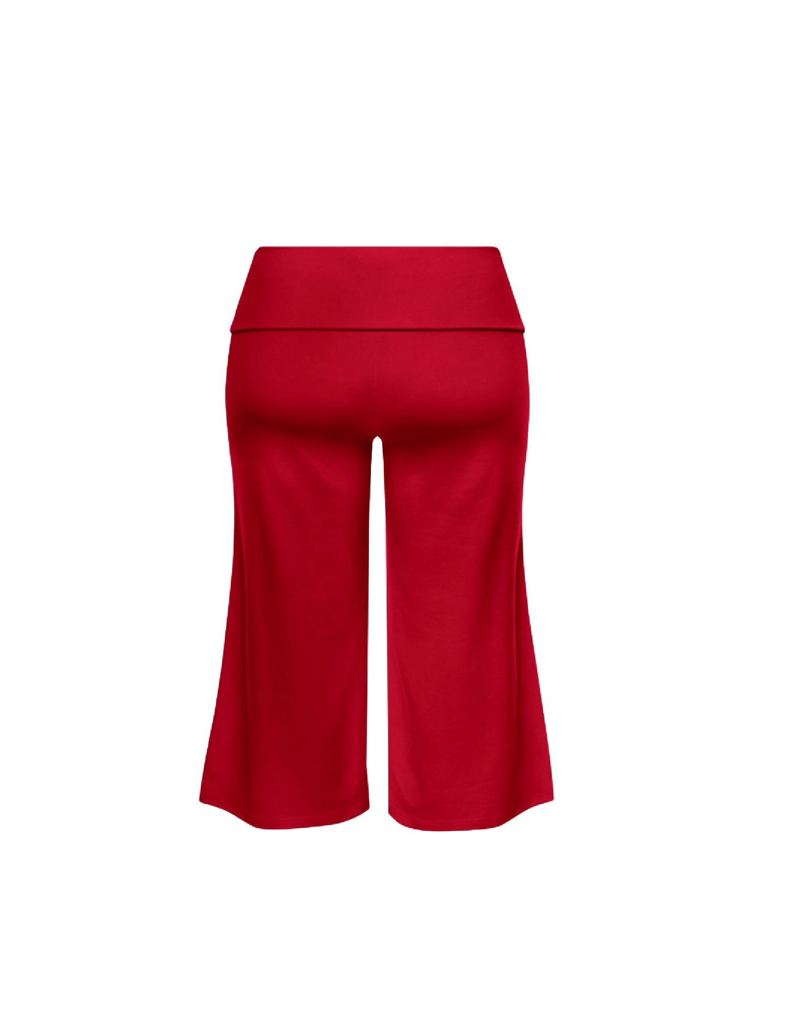 Kei Foldover Gaucho Pants (Red)