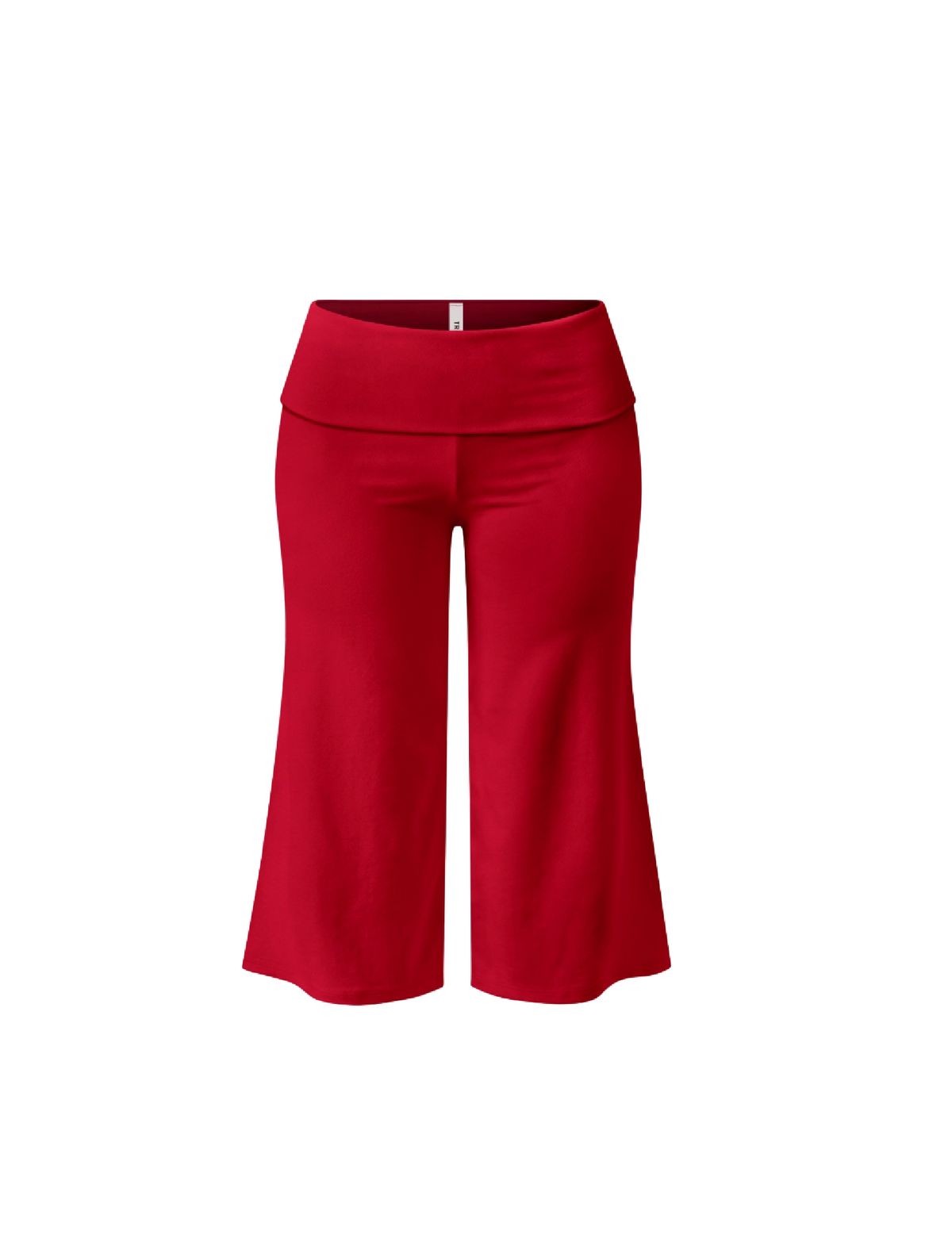 Kei Foldover Gaucho Pants (Red)