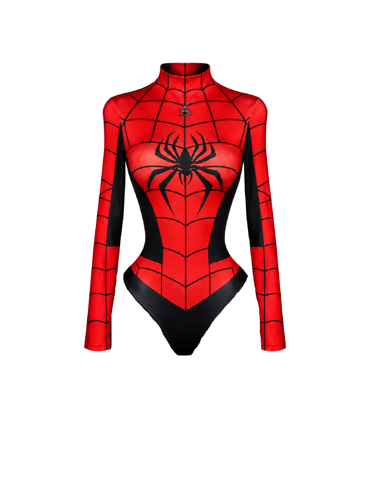 Spider Man Bodysuit Costume (Red/Black)