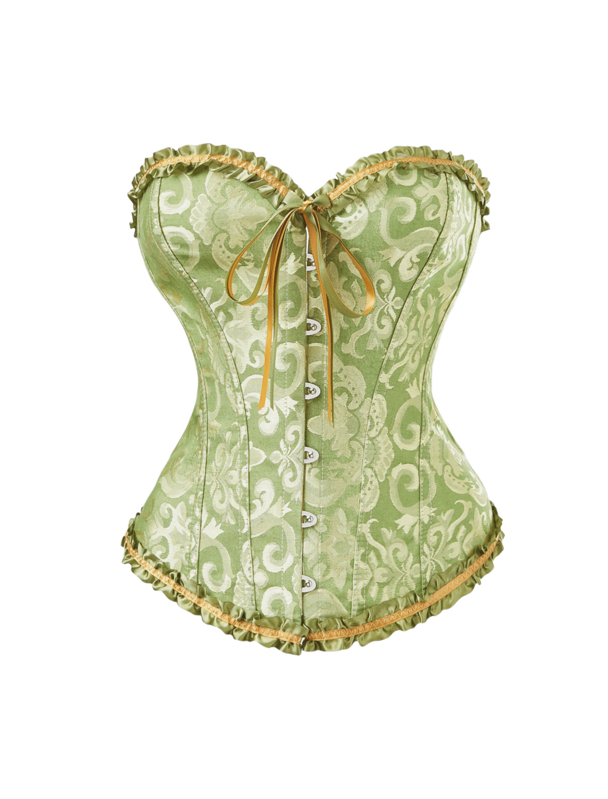 Princess Corset Top (Green/Gold)