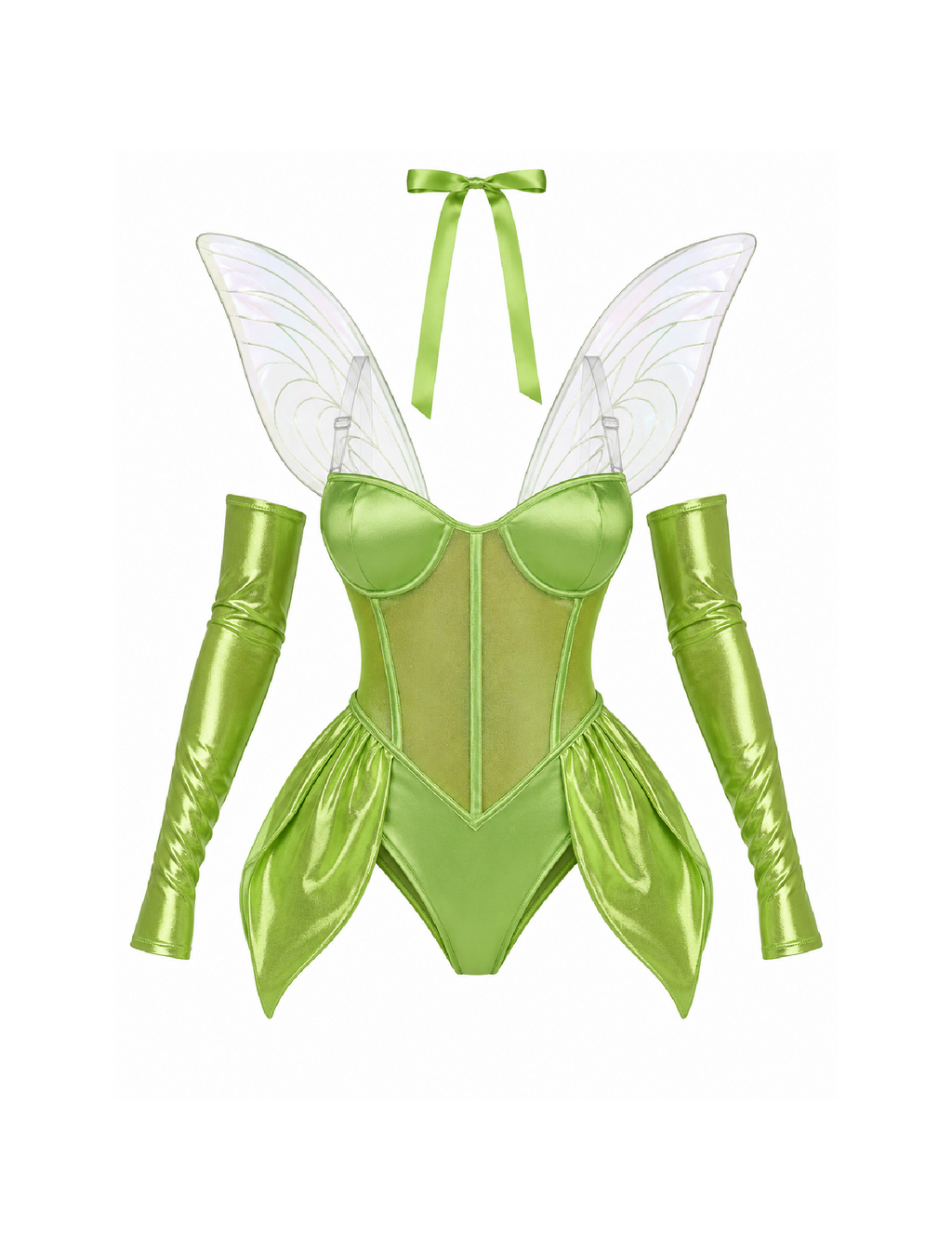Fantasy Fairy Princess Costume (Green)