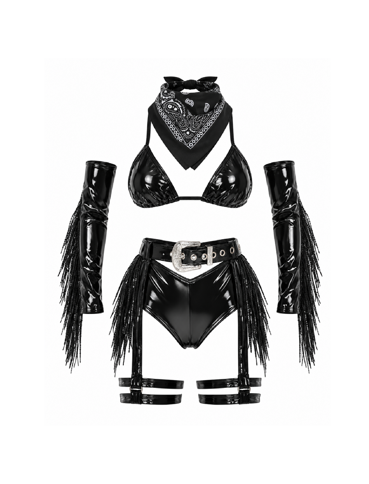 South Side Cowgirl Costume (Black)