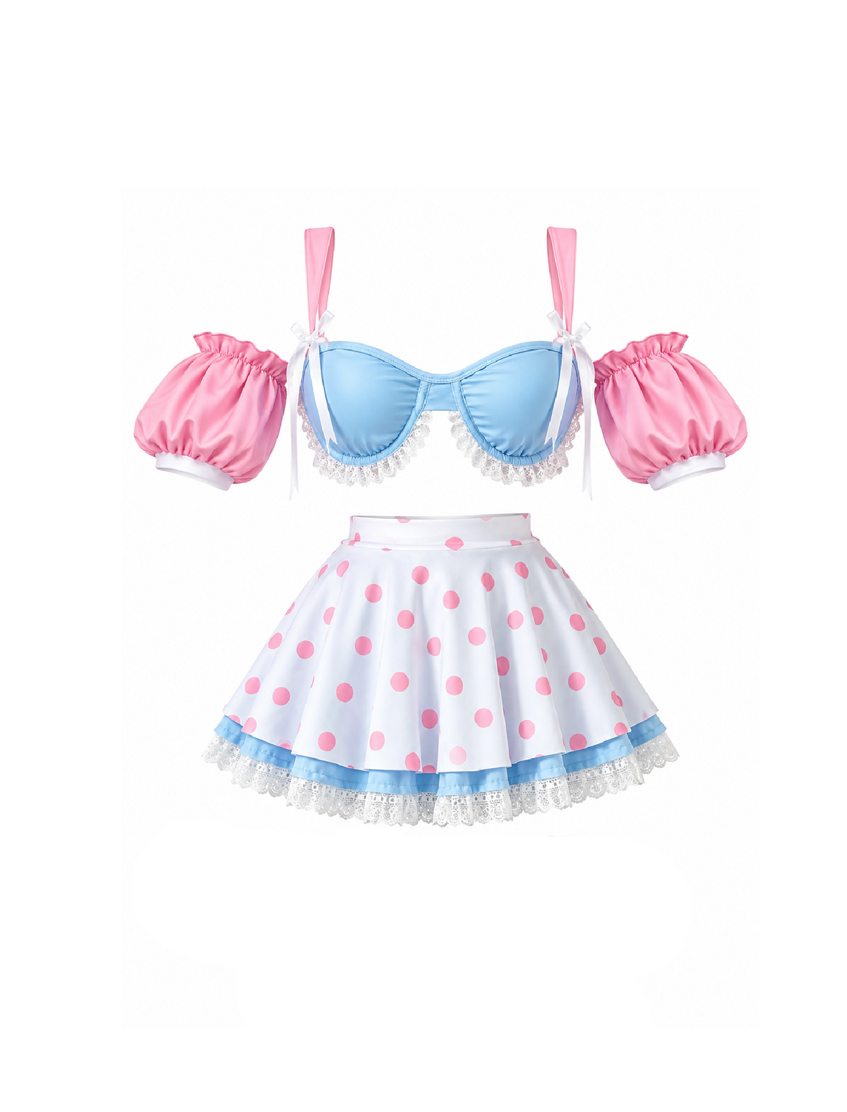 Peep This Shepherds Costume (Blue/Pink)