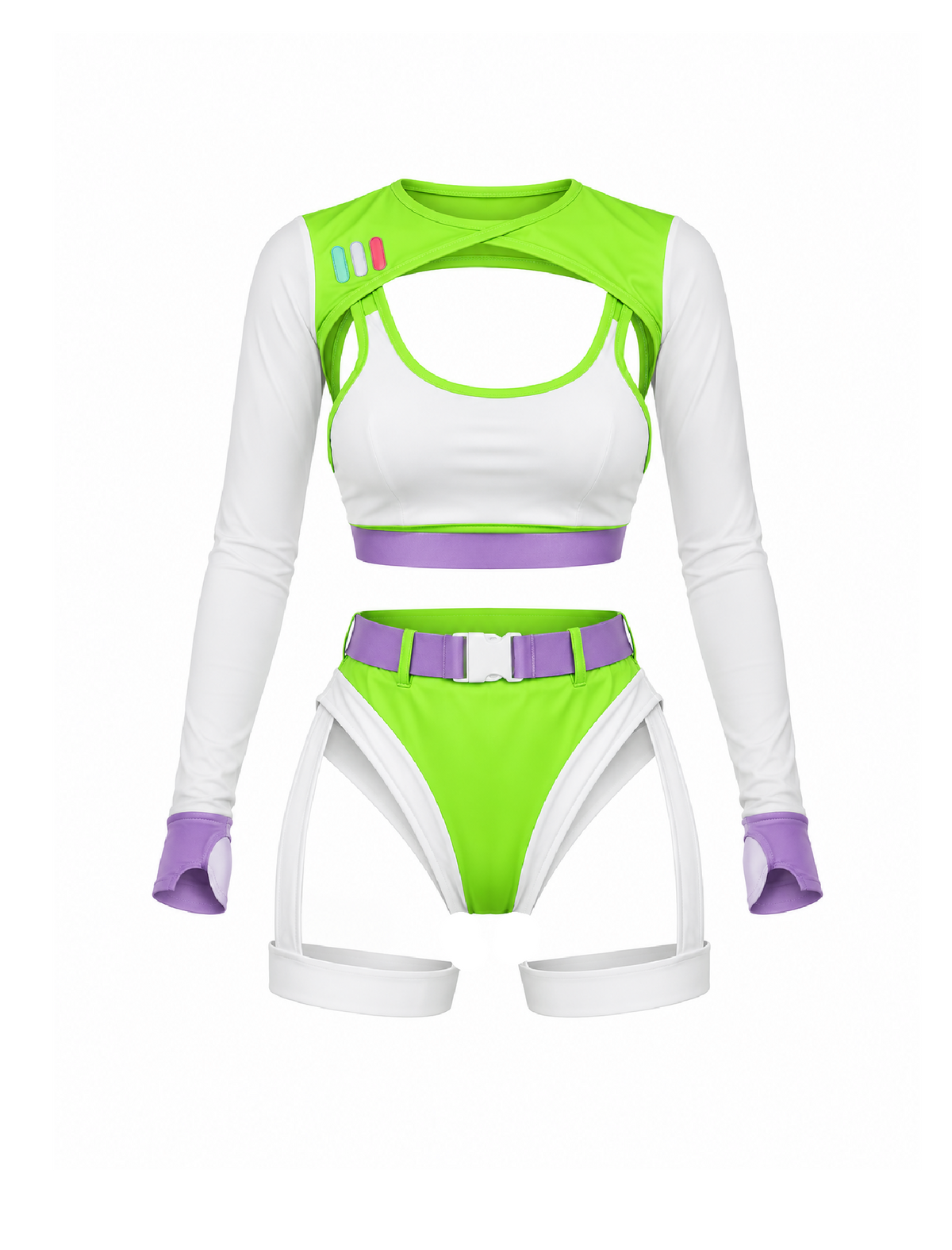 Buzz Lightyear Costume (White Multi)