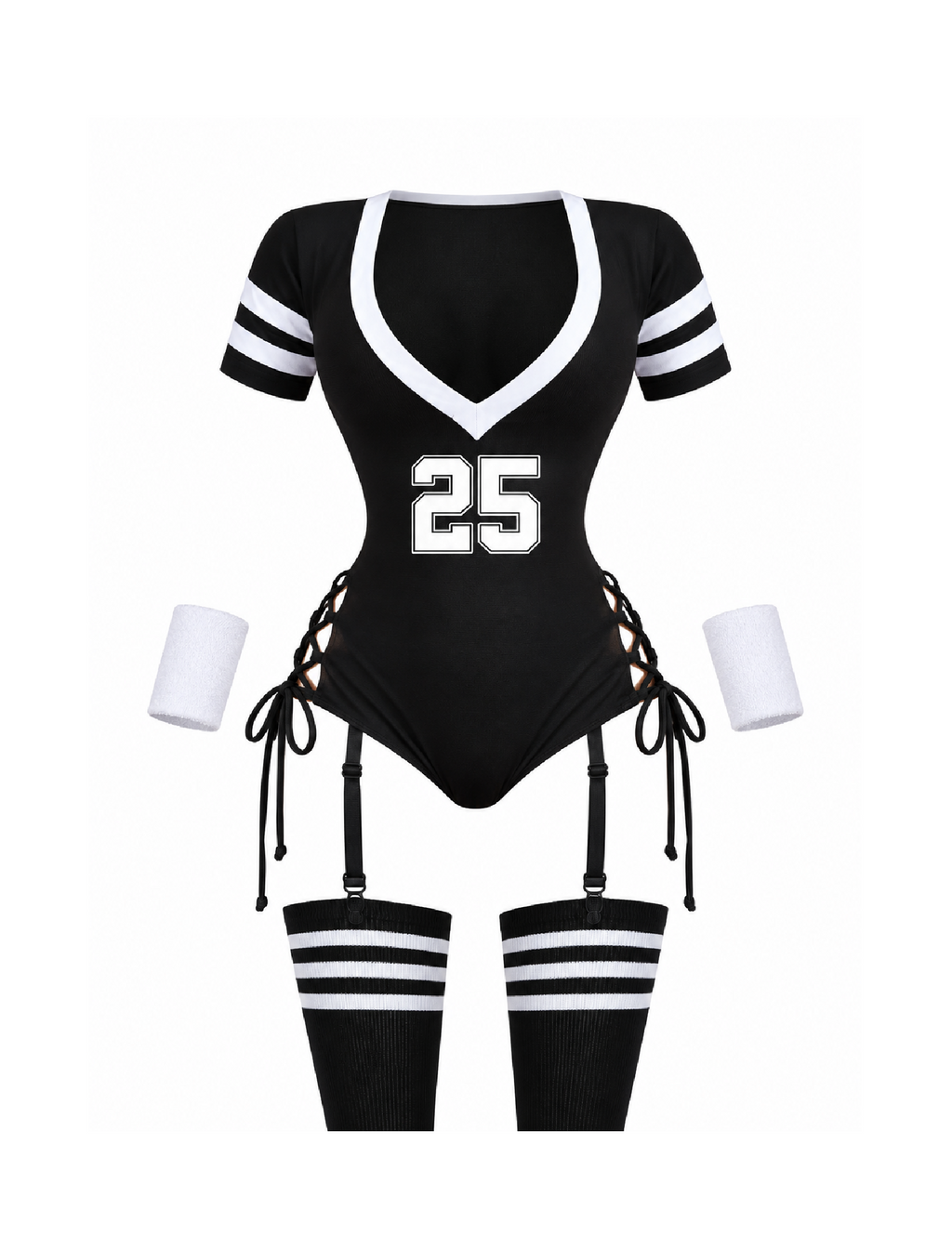 Football Player Costume (Black)