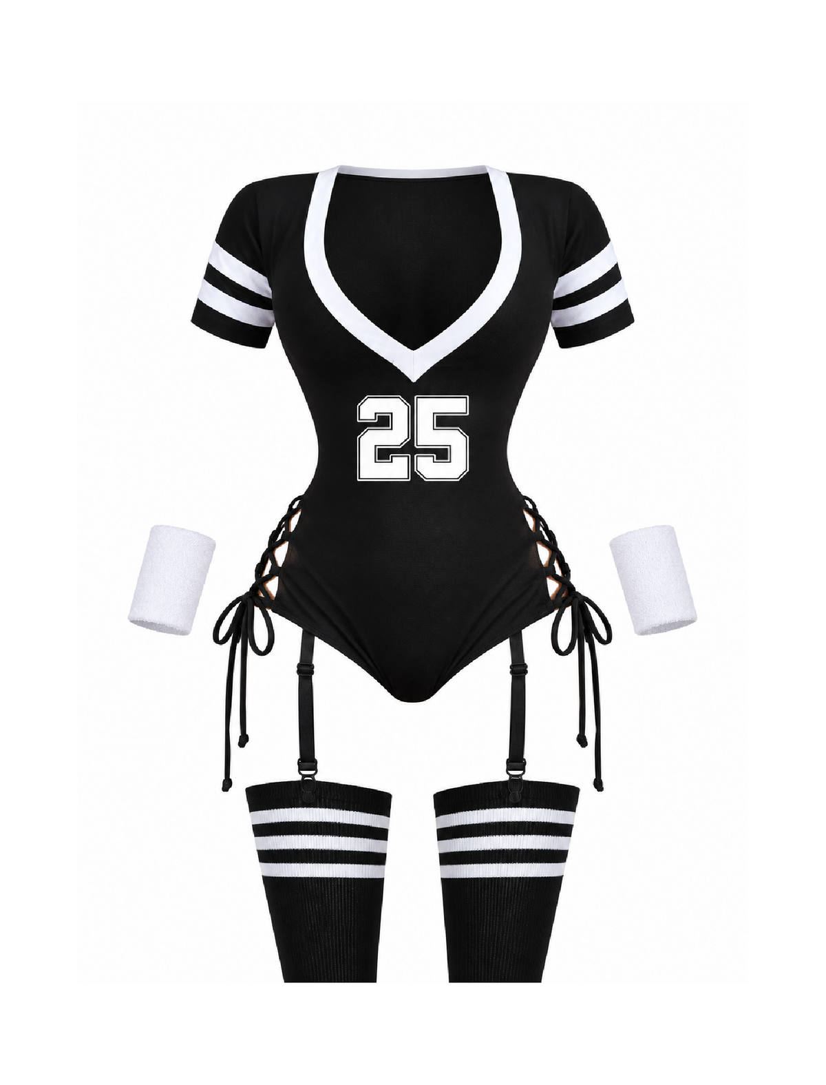 Football Player Costume (Black)
