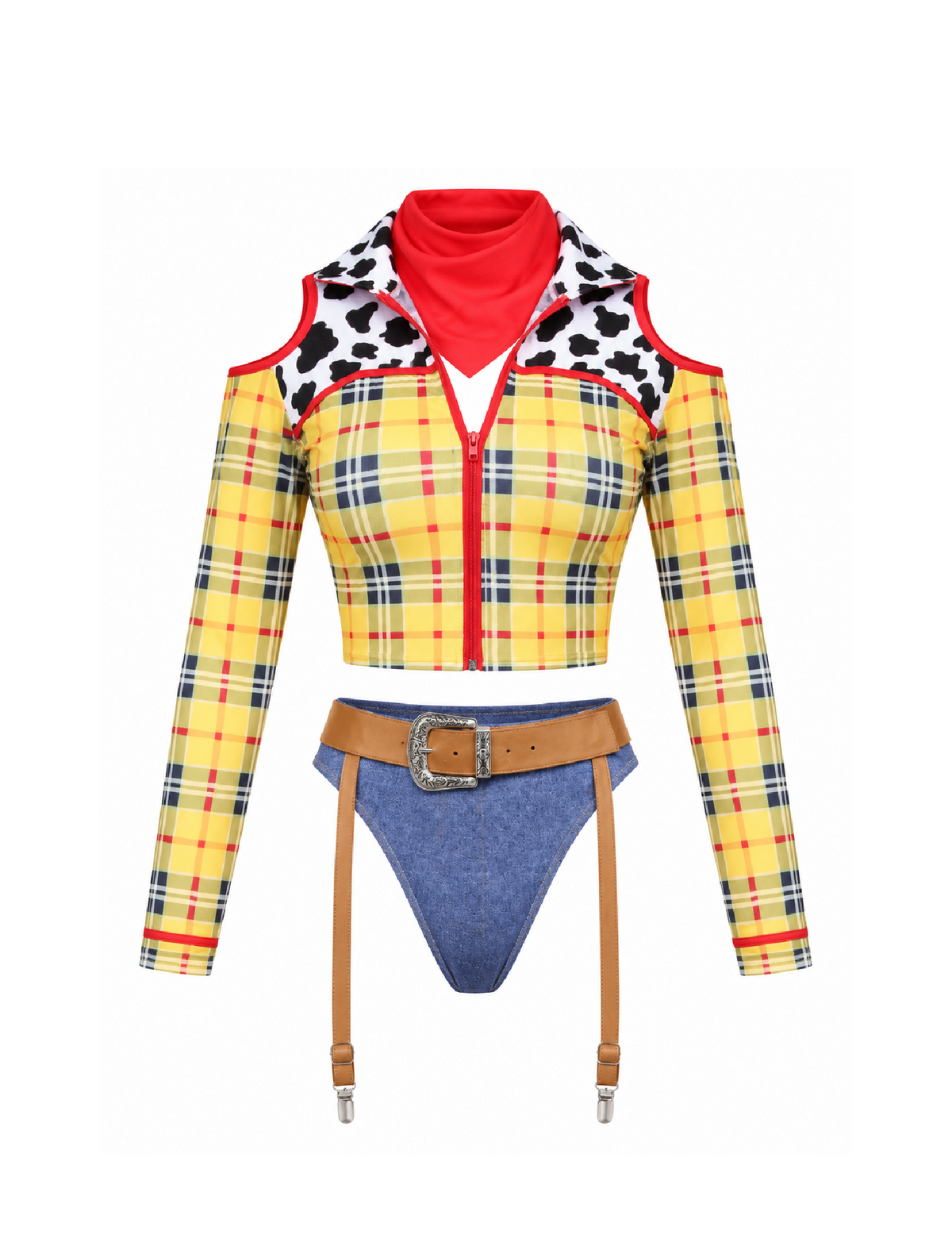 Woody Long Sleeve Costume (Yellow Multi)