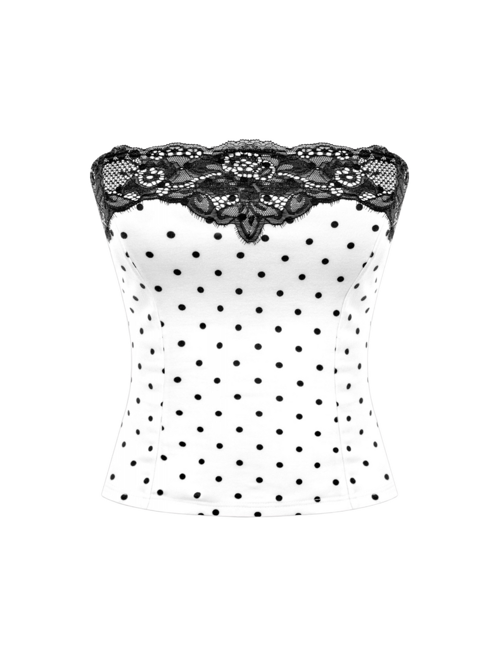 Sadie Tube Top (Black/White)