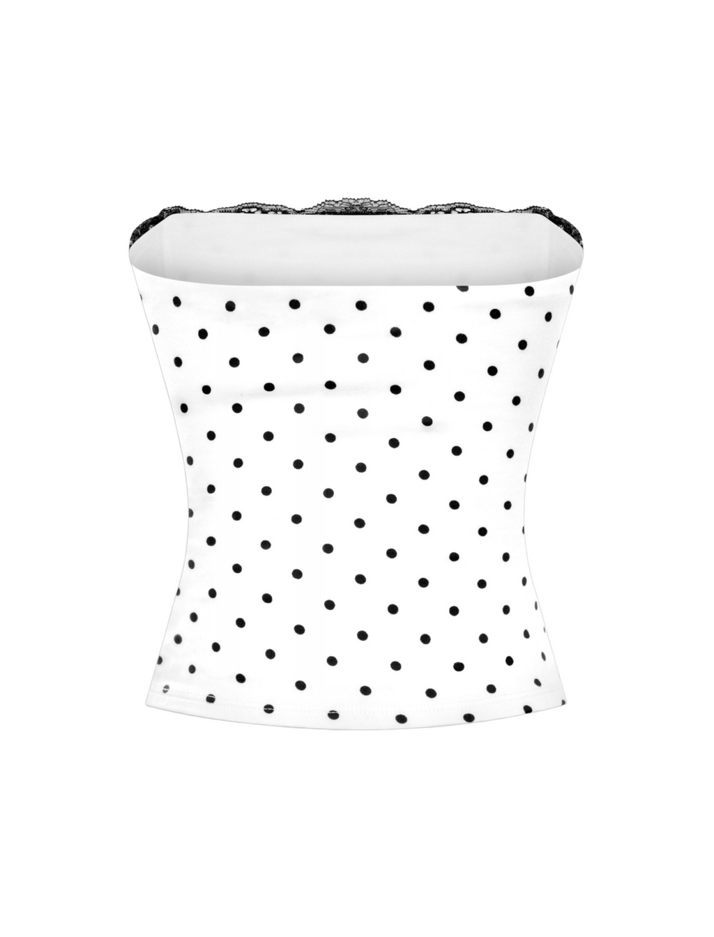 Sadie Tube Top (Black/White)