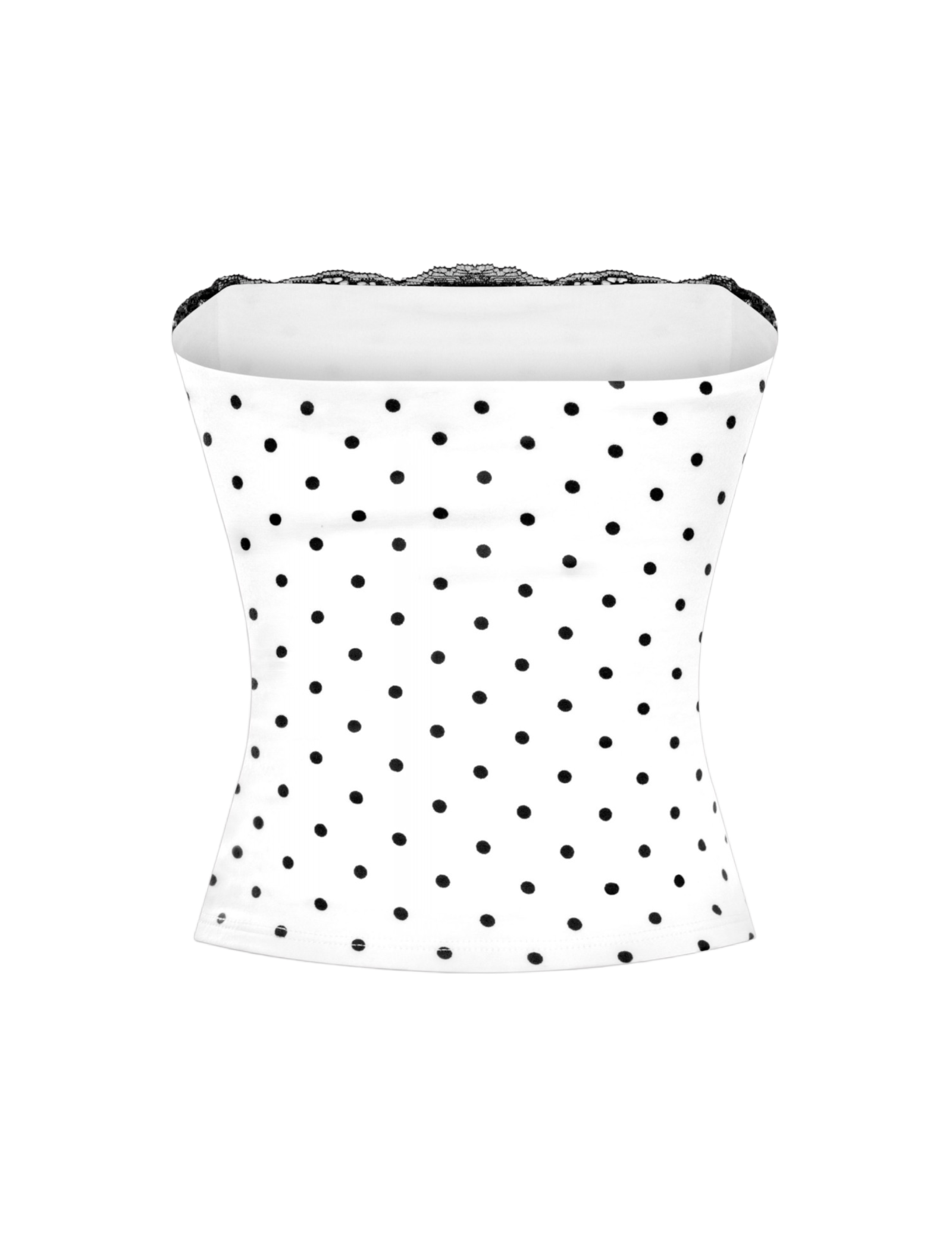 Sadie Tube Top (Black/White)