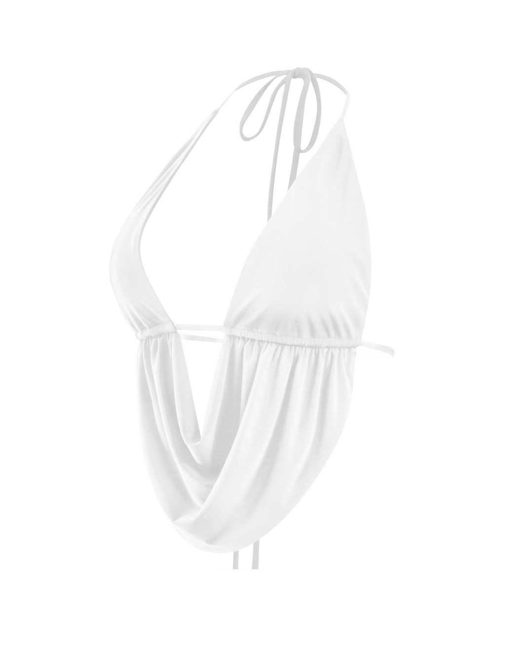 Karime Halter Top (White)