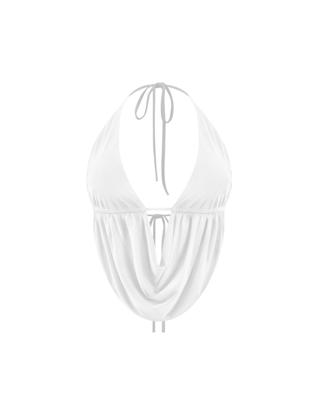 Karime Halter Top (White)