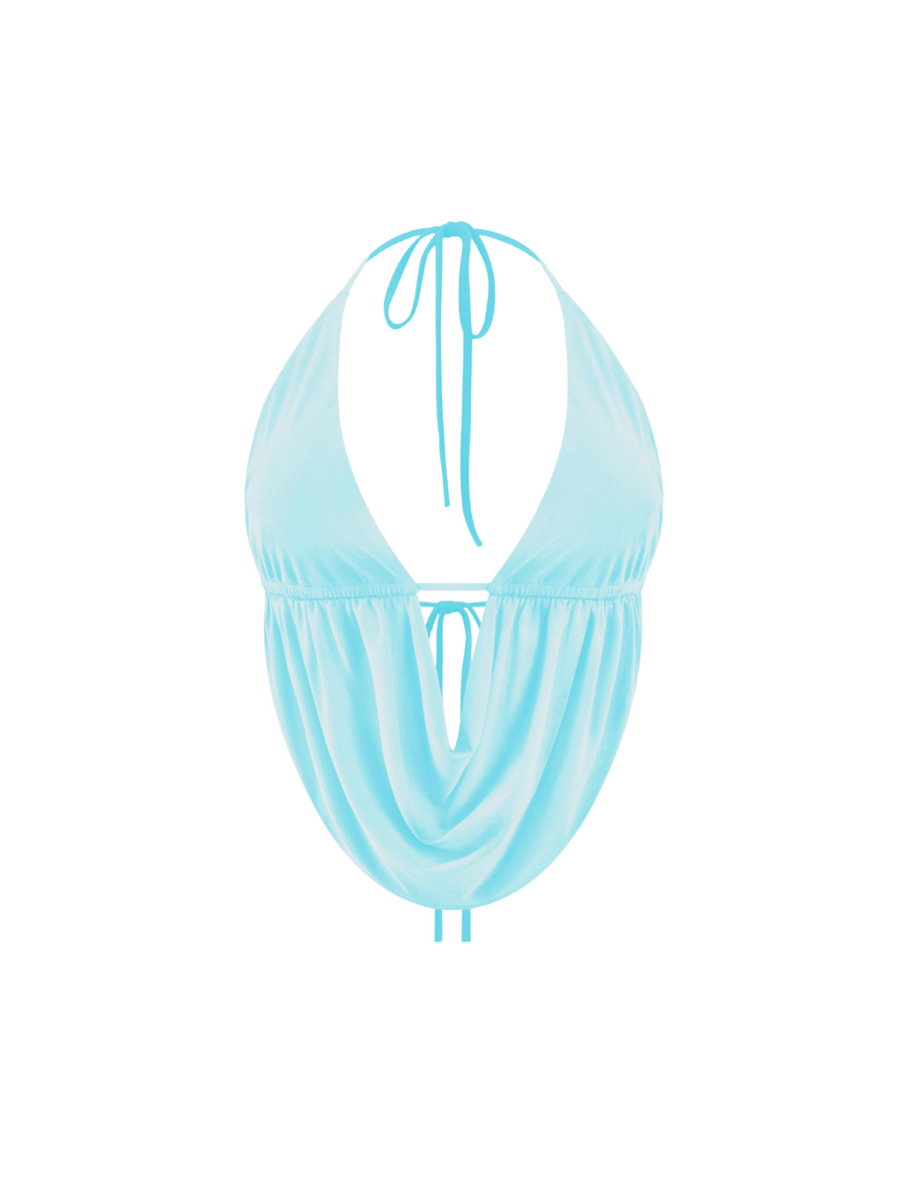 Karime Halter Top (Teal Blue)
