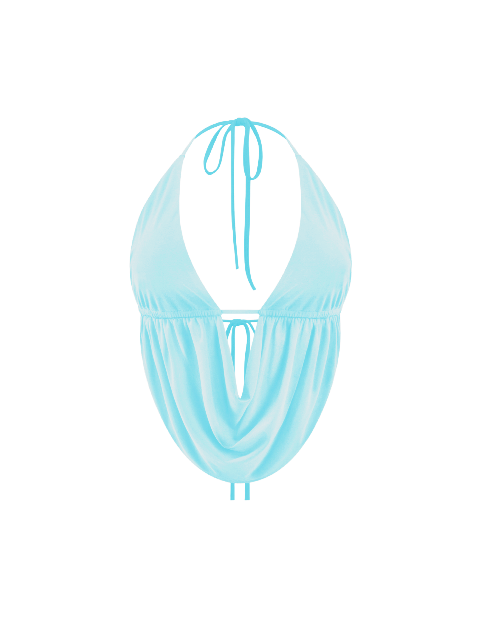 Karime Halter Top (Teal Blue)
