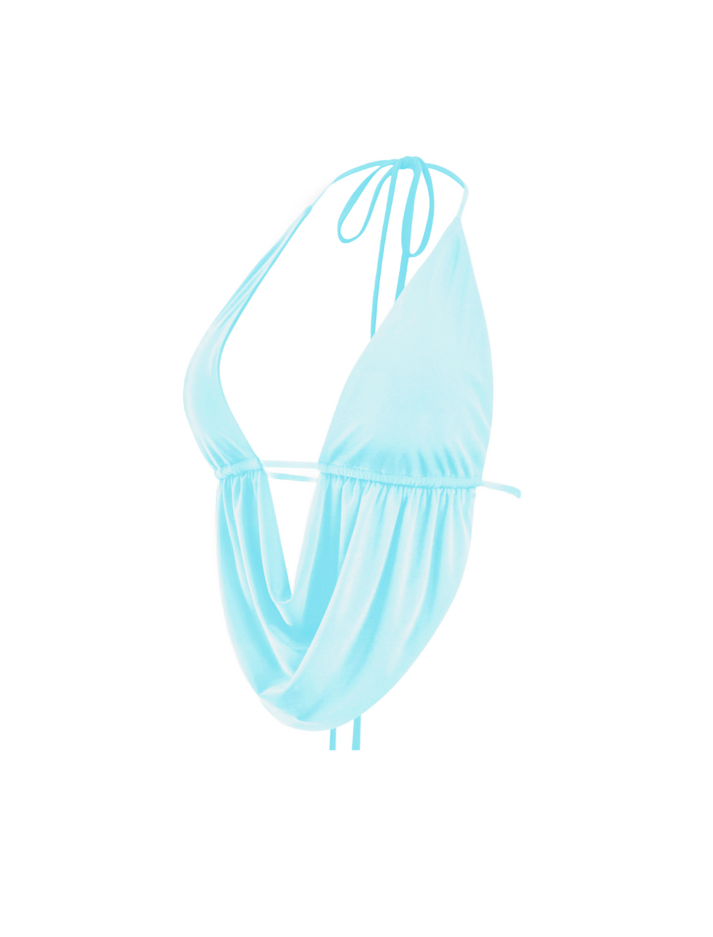 Karime Halter Top (Teal Blue)