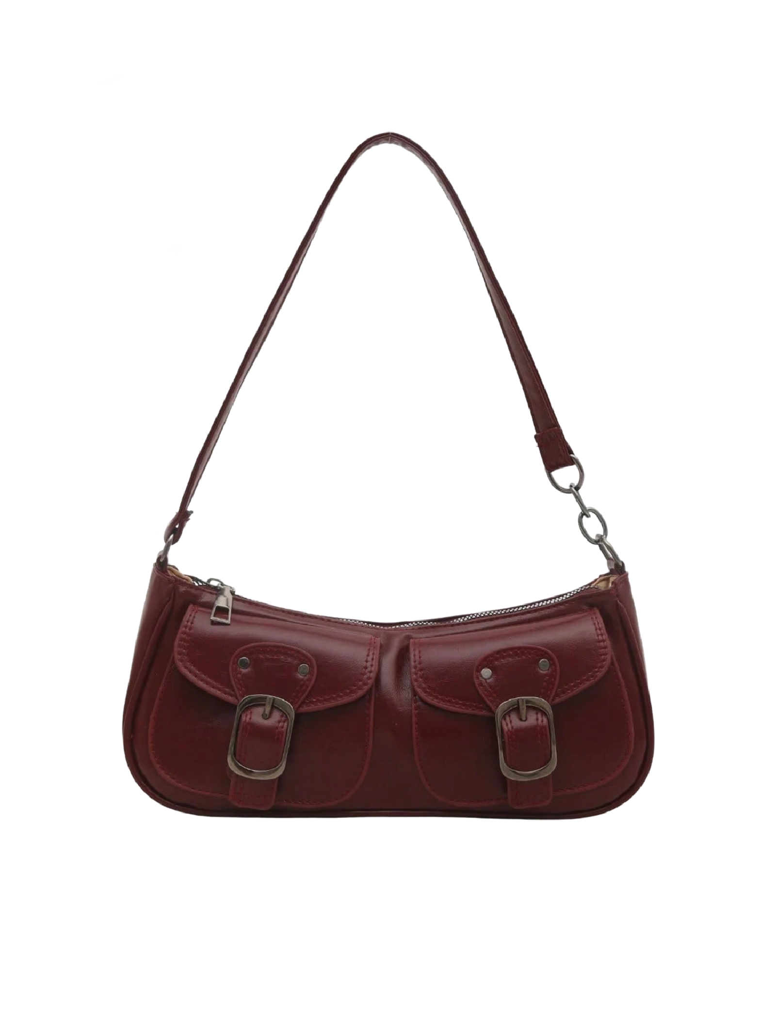 Bodega Shoulder Bag (Wine Red)